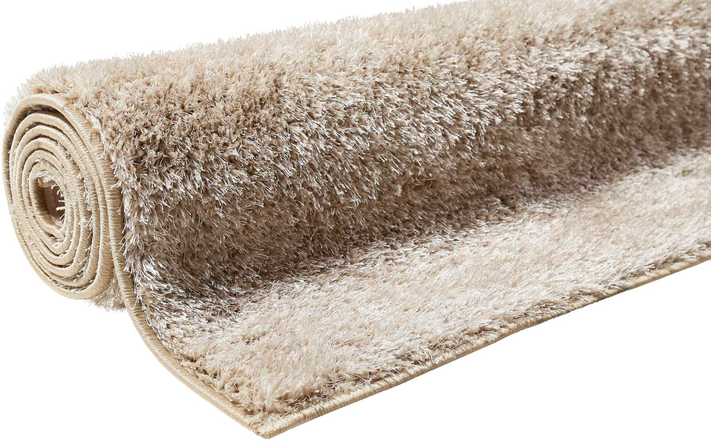Esprit Hochflor-Teppich »Swagger Shag ESP-8866«, rechteckig, 30 mm Höhe, Wohnzimmer, Schlafzimmer, uni, waschbar, Antirutsch, gekettelt