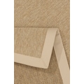 Dekowe Teppich »Naturino Rips«, rechteckig, 7 mm Höhe, Flachgewebe, Sisal-Optik, mit Bordüre, In- und Outdoor geeignet, Wohnzimmer