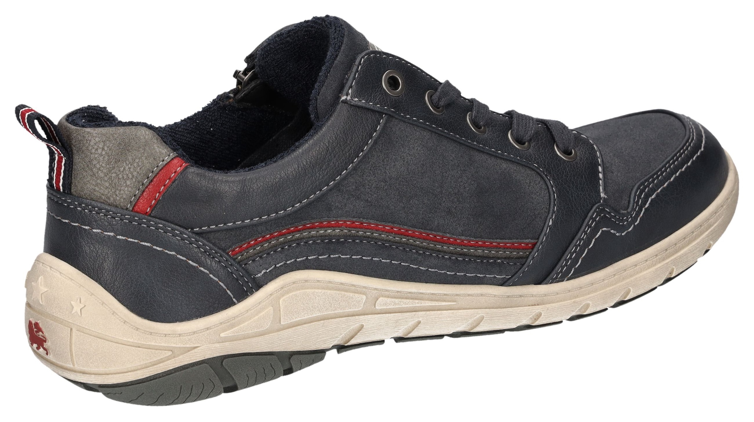 LERROS Sneaker  Schnürschuh, Freizeitschuh, Halbschuh mit Reißverschluss