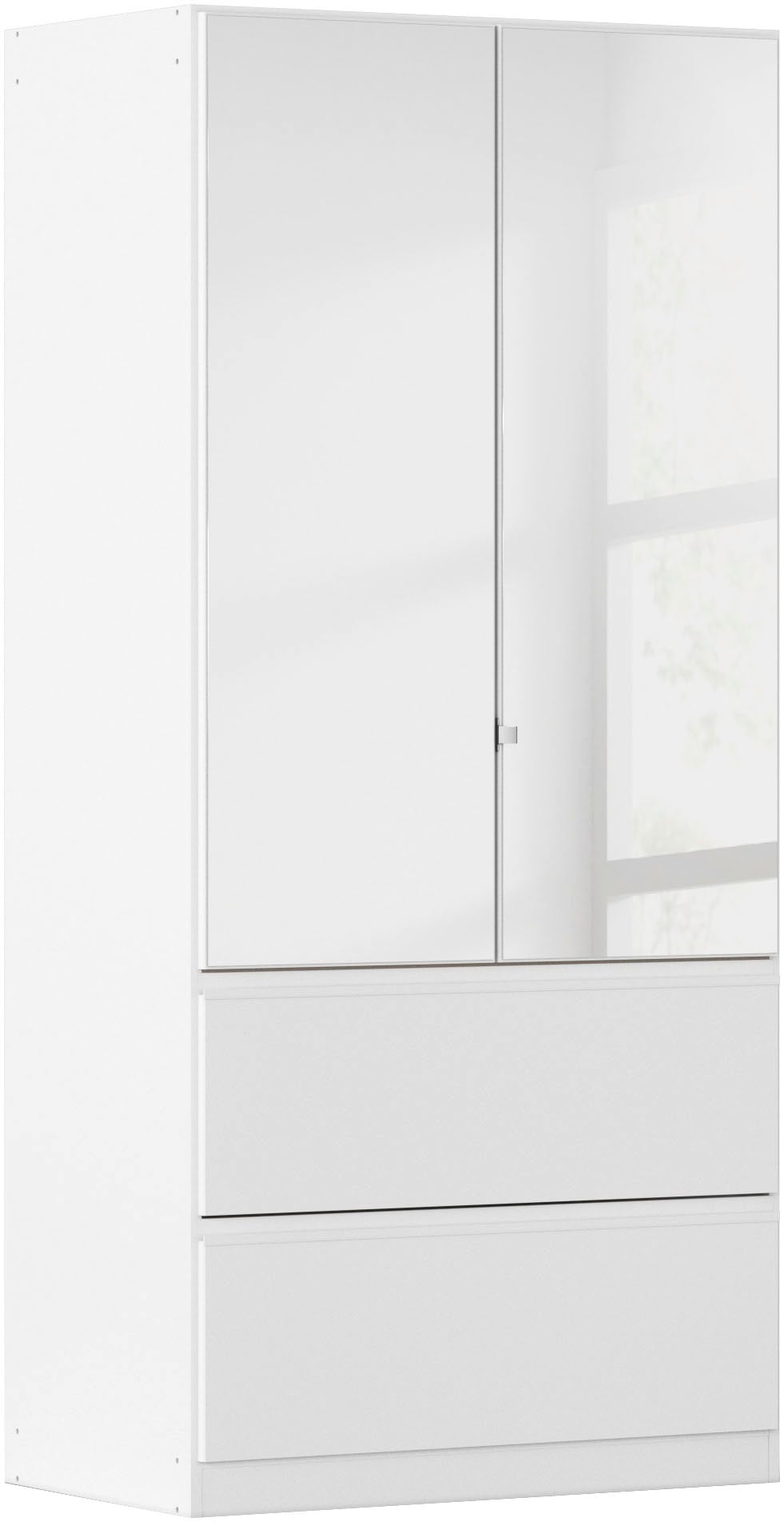 rauch Drehtürenschrank »Kleiderschrank Schrank Garderobe Wäscheschrank COSTA in 3 Breiten«, mit Spiegel, grifflose Front und Push-to-Open Funktion MADE IN GERMANY