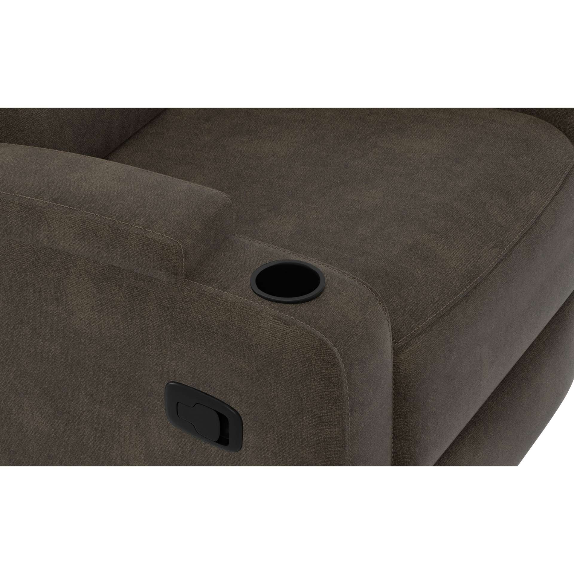 Home affaire 3-Sitzer »Napori«, Kinosofa mit 2 x Relaxfunktion und Getränkehalter
