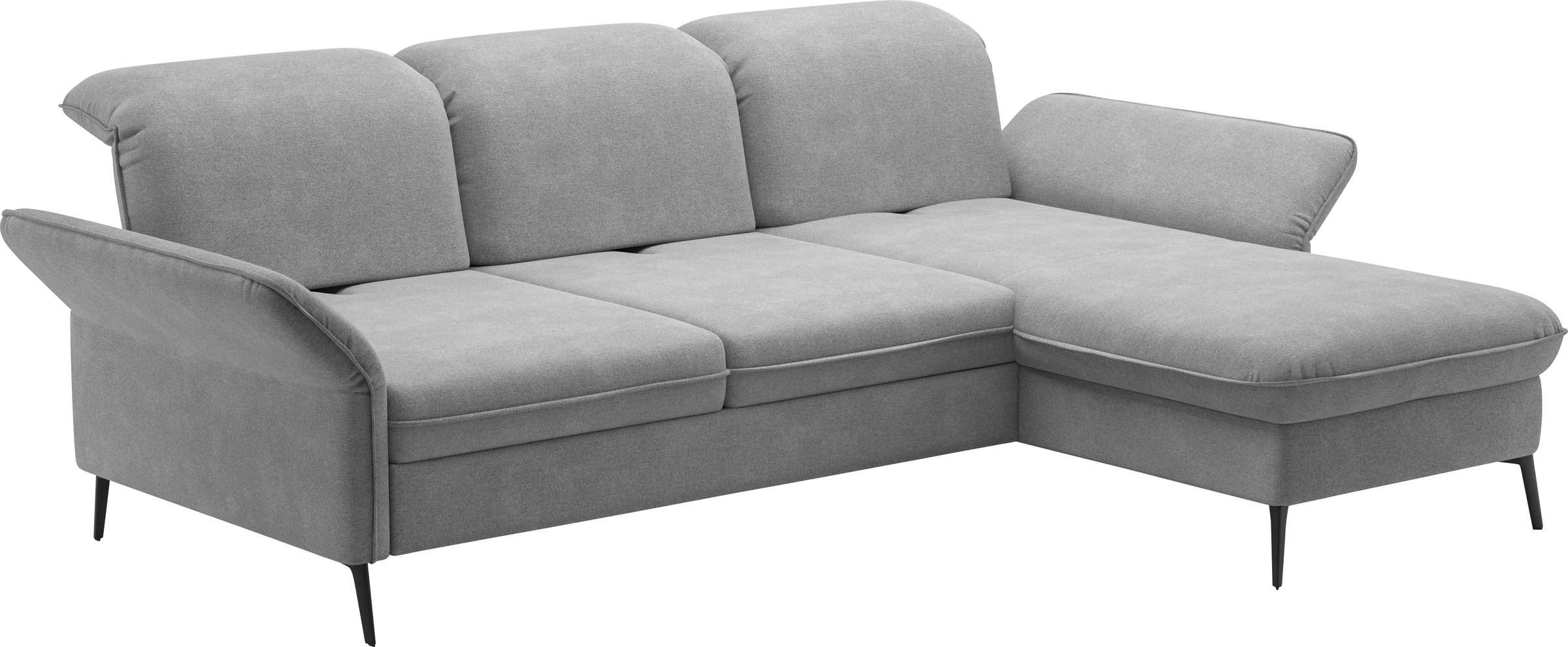 sit&more Ecksofa »Emely, inkl. Sitztiefenverstellung«, wahlweise mit Bettfunktion,Bettkasten,Kopf- & Armteilverstellung