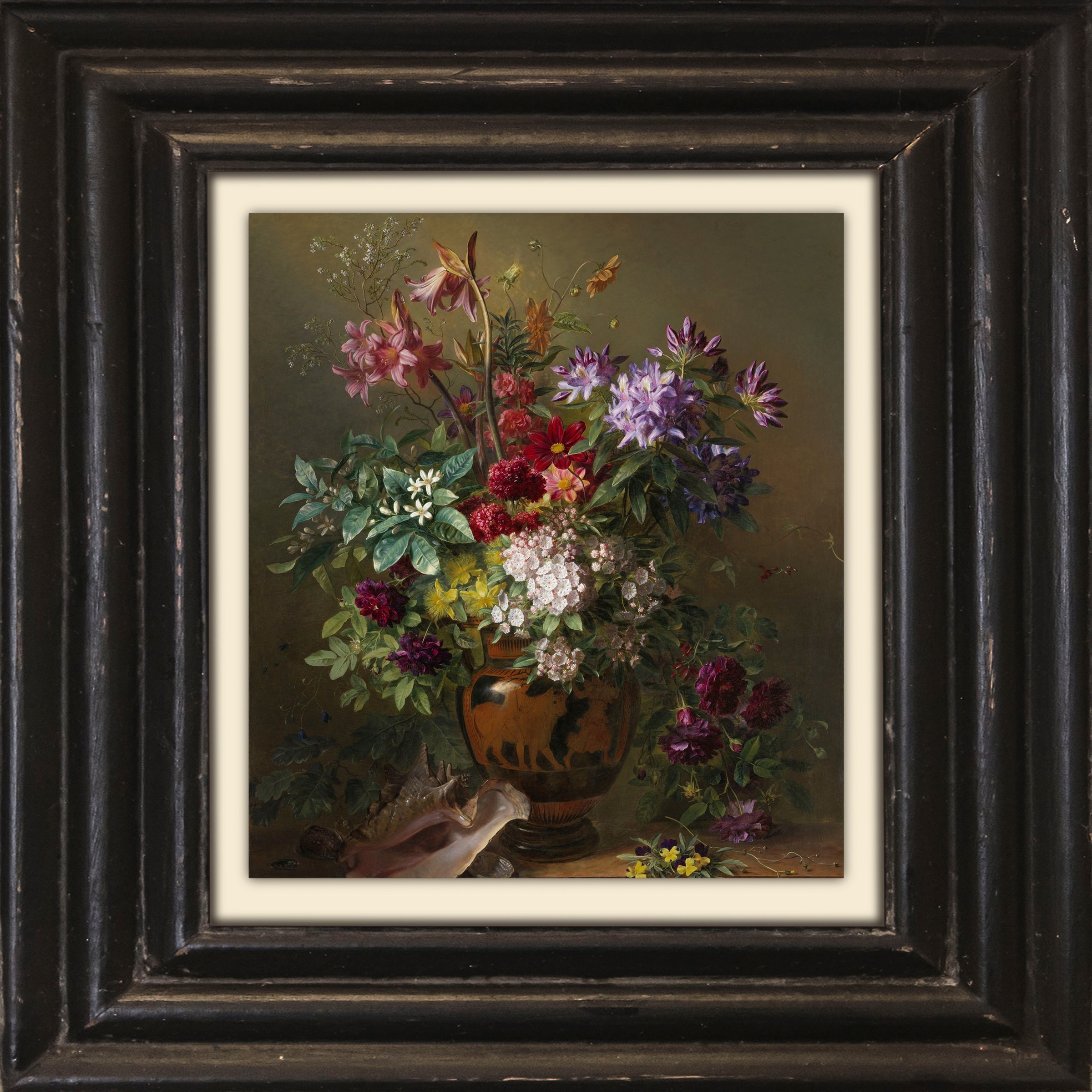 queence Leinwandbild »Blumen«, Kunst-Blumen-Blumenbilder-Vasen & Töpfe-Stil günstig online kaufen