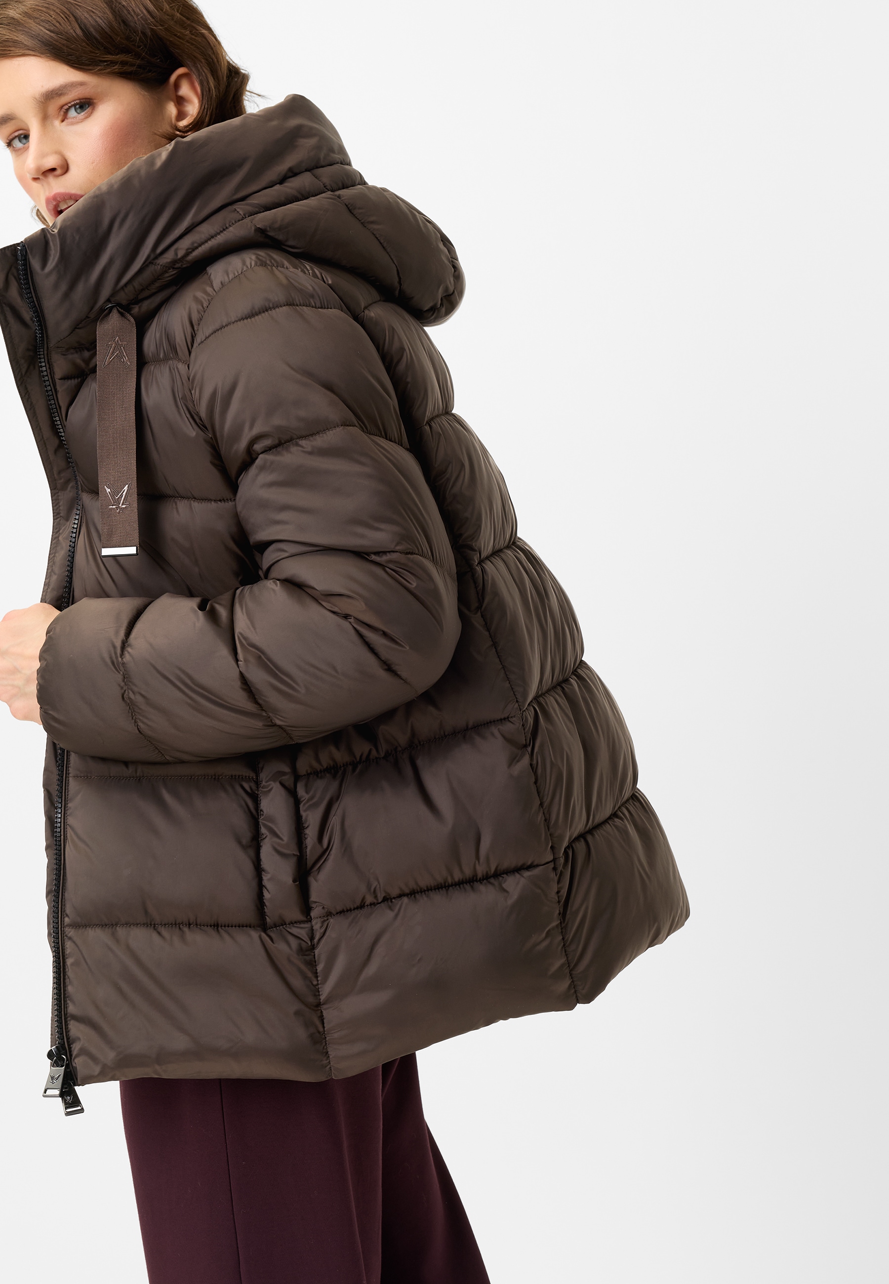 Fuchs Schmitt Steppjacke mit Kapuze Kapuze mit Kordelzug, Regular Fit