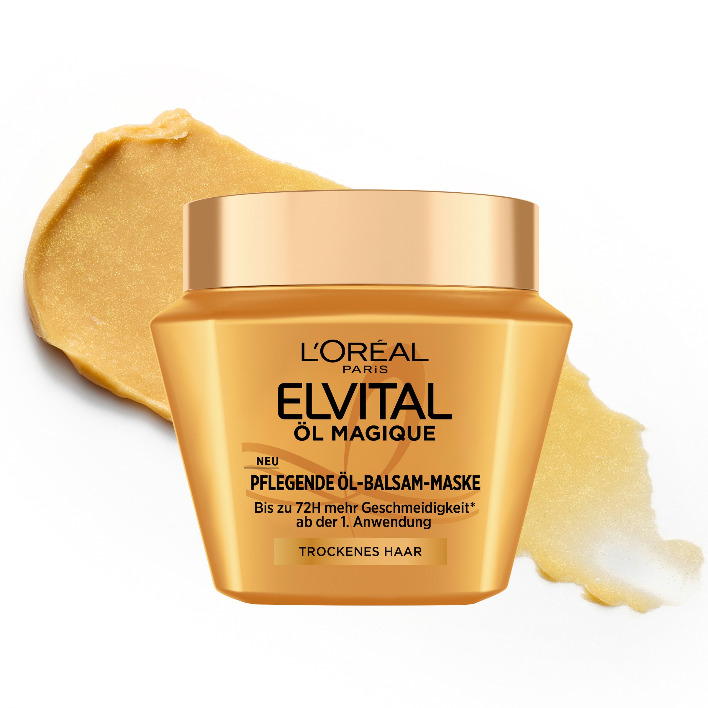 L'ORÉAL PARIS Haarmaske »ELVITAL ÖL MAGIQUE MASKE« für trockenes Haaar