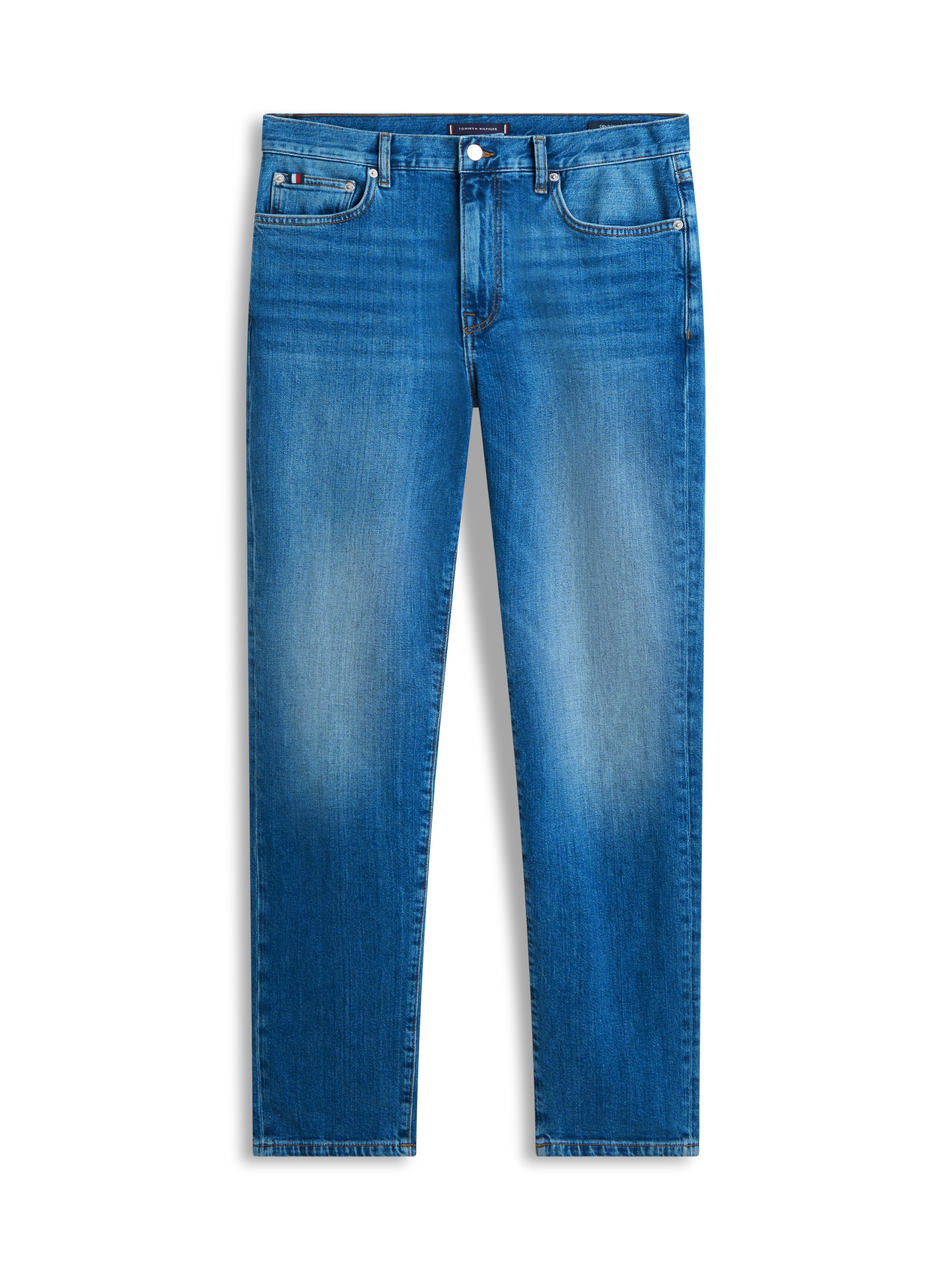 Tommy Hilfiger Slim-fit-Jeans »Denton« Slim Straight fit mit elastischem Denim