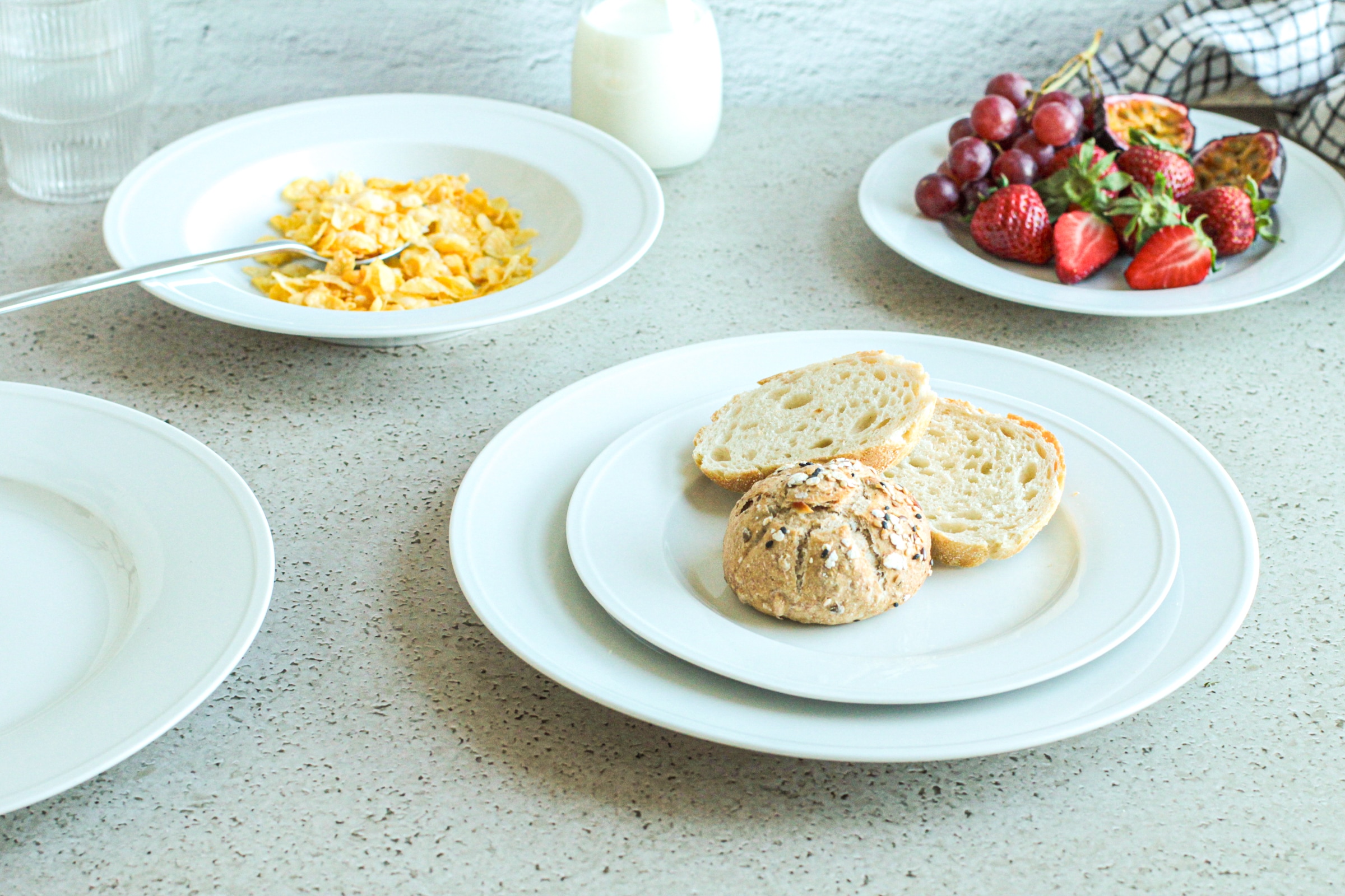 MÄSER Suppenteller »ARLONA, Suppenteller Set, Porzellan«