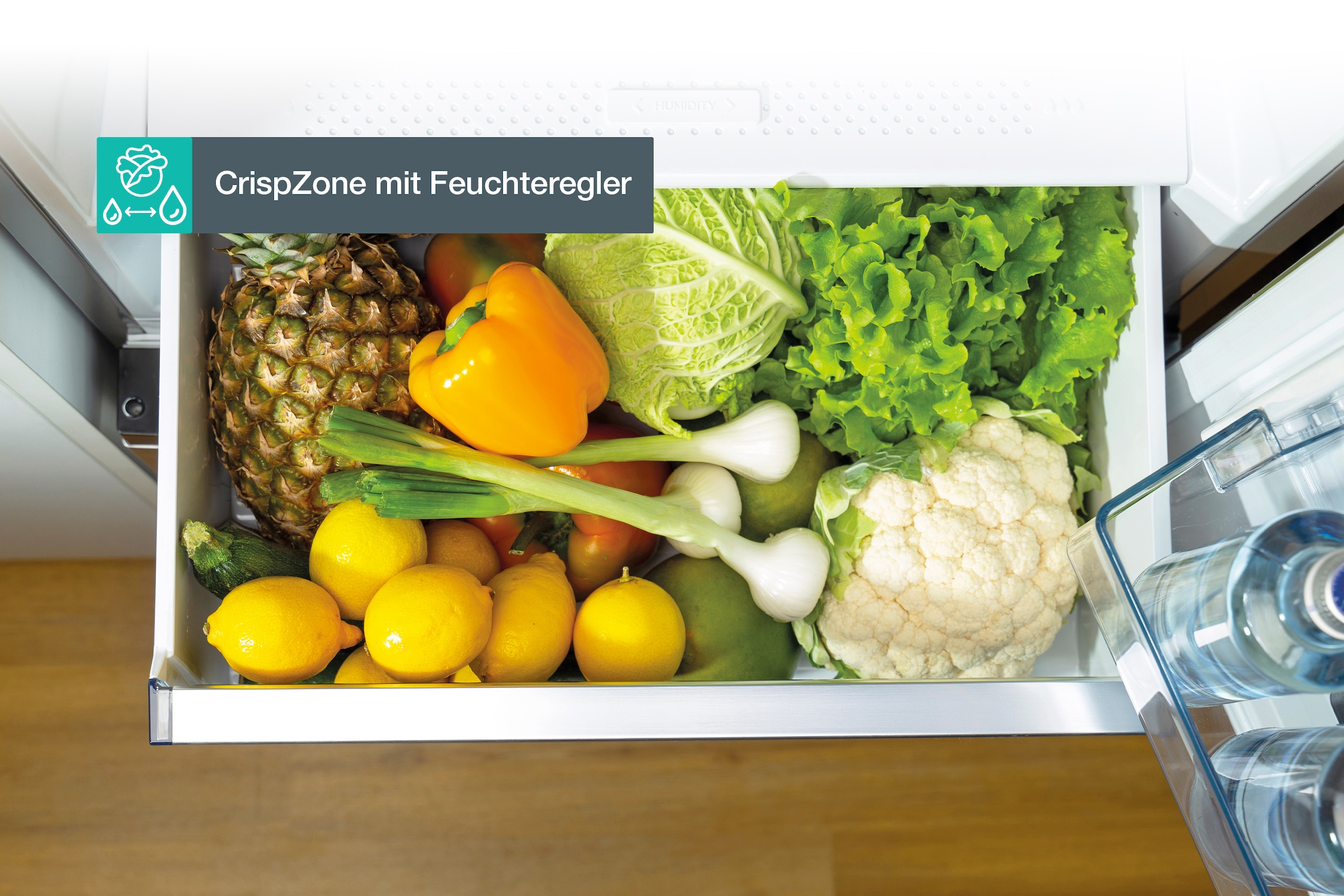 GORENJE Kühl-/Gefrierkombination »NRK620B61X4OT«, kein Abtauen Dank NoFrostPlus, CrispZone mit Feuchteregulierung