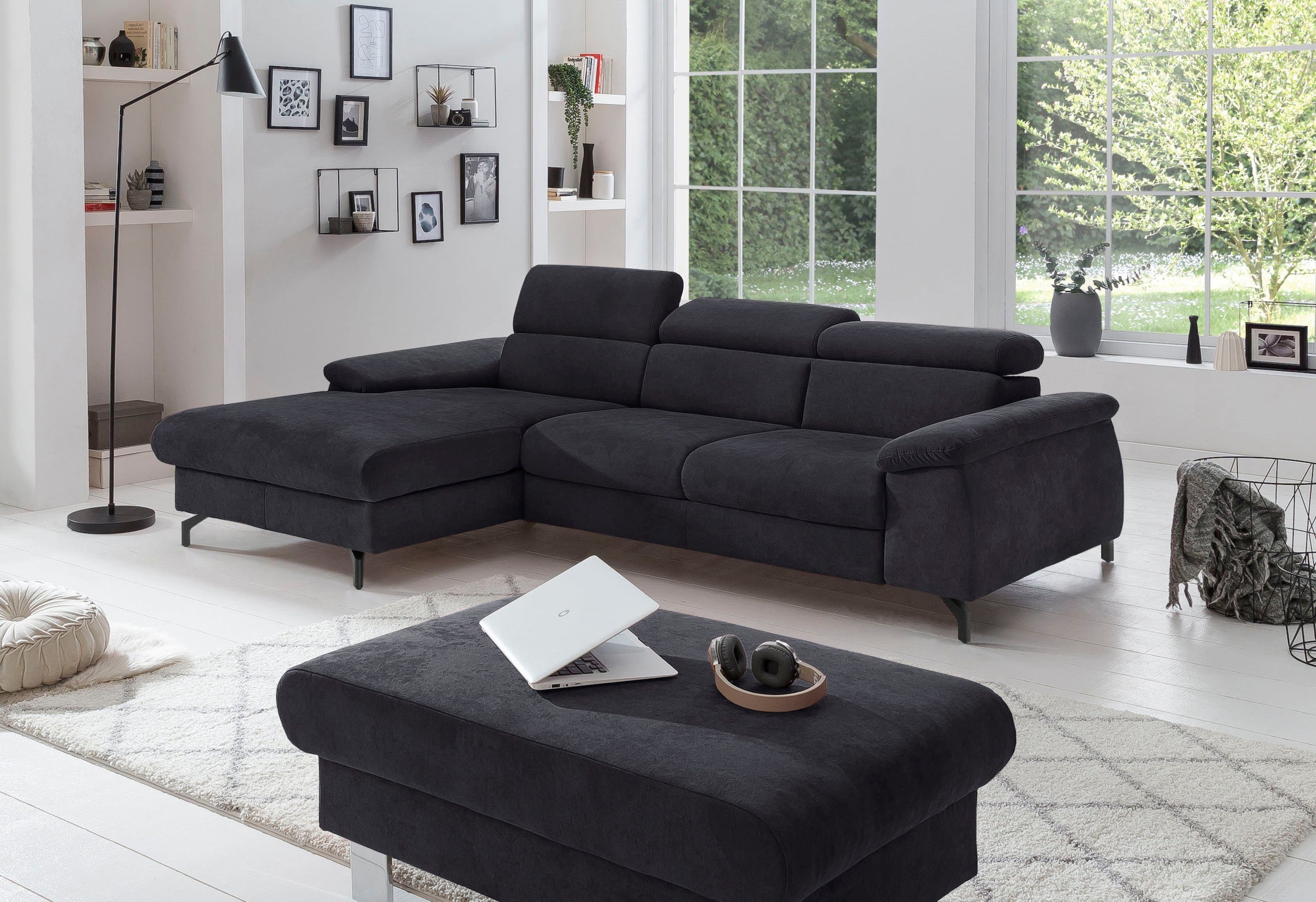 COTTA Polstergarnitur »Komaris L-Form«, (Set), Set bestehend aus: Ecksofa m günstig online kaufen