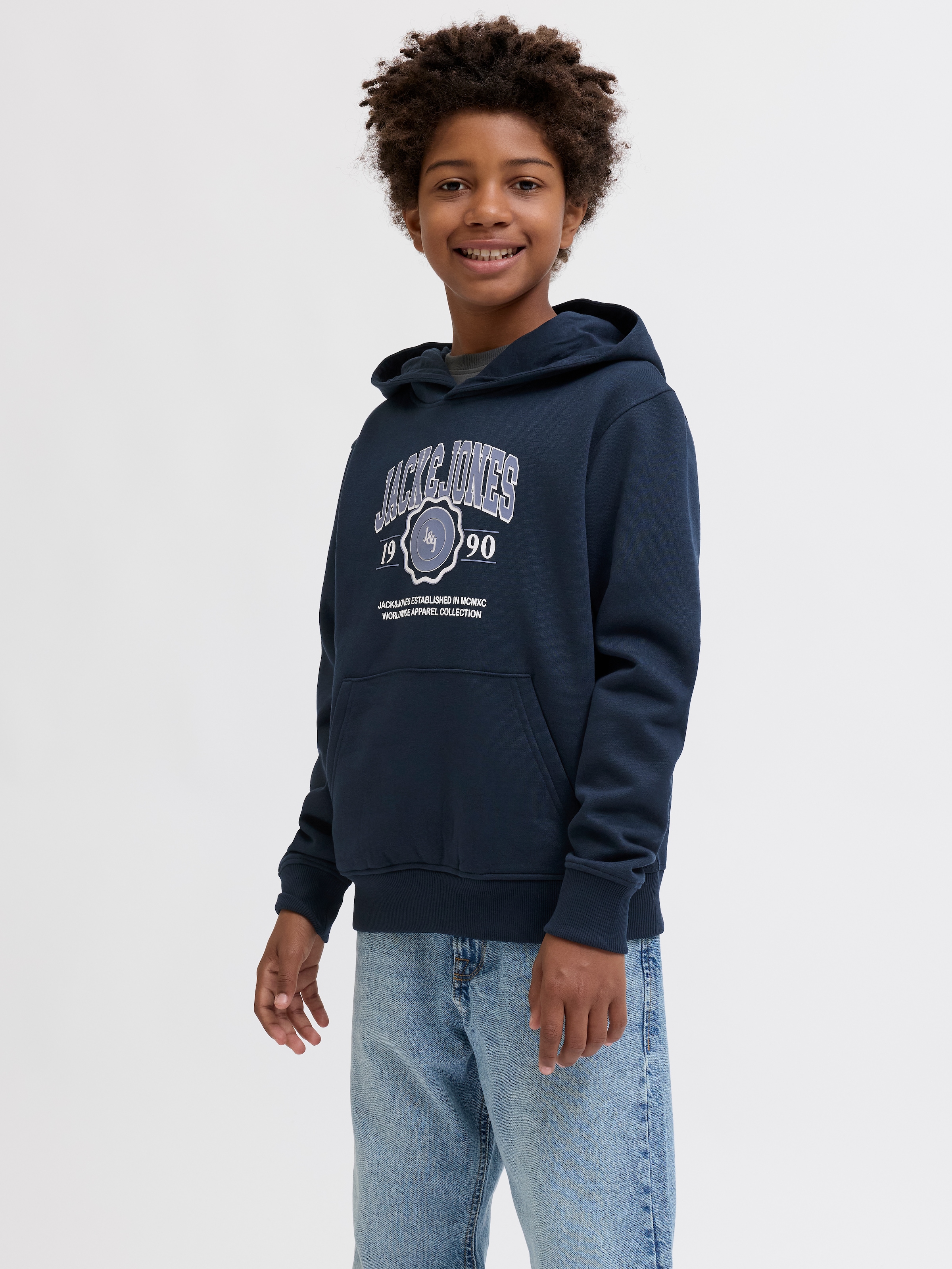 Jack & Jones Junior Kapuzensweatshirt »JJMAKO SWEAT HOOD JNR«
