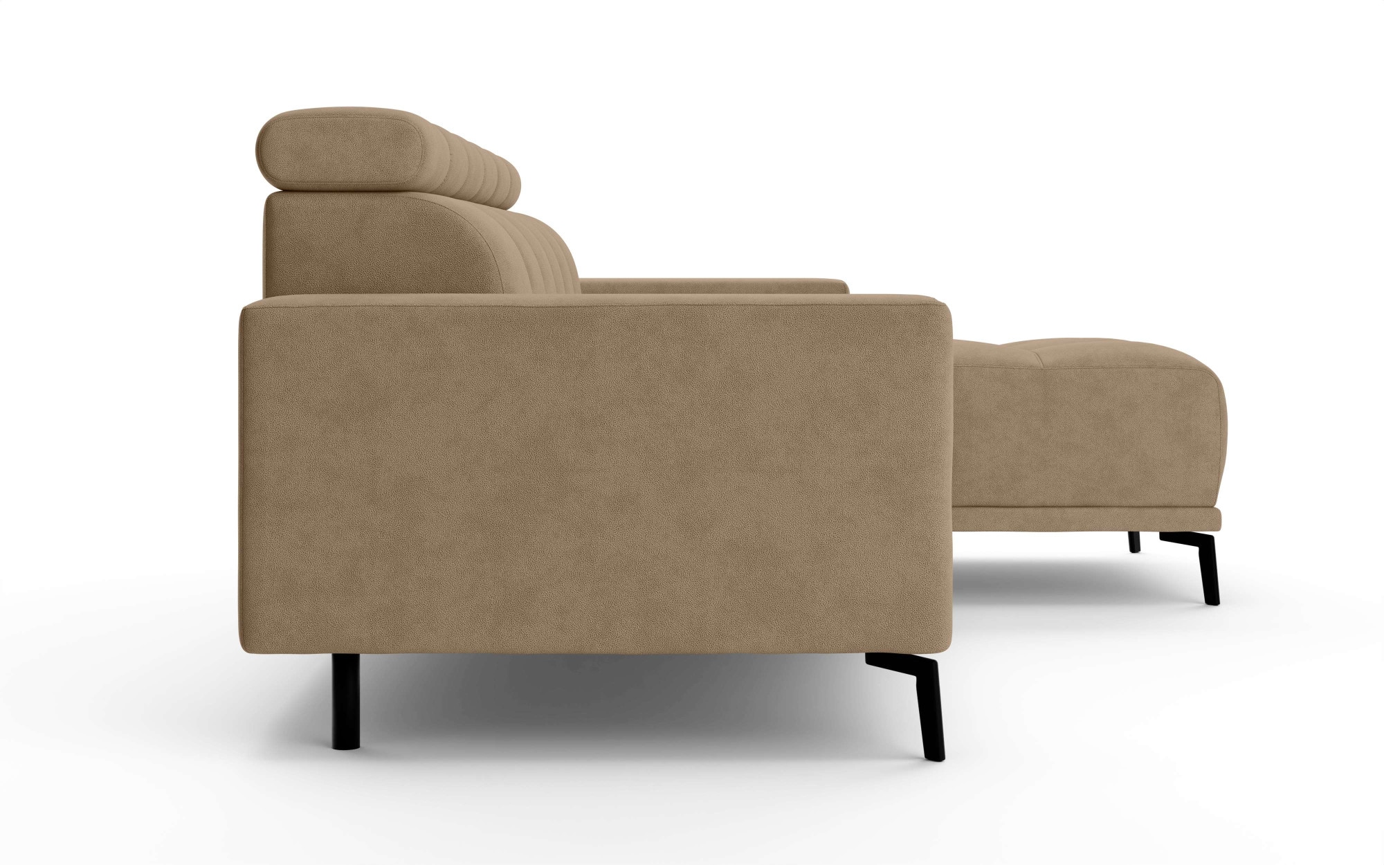 INOSIGN Ecksofa »CAZIE, Designsofa, L-Form, trendige Bubble-Optik,«, L-Form mit Wellenunterfederung, Recamiere rechts/links bestellbar