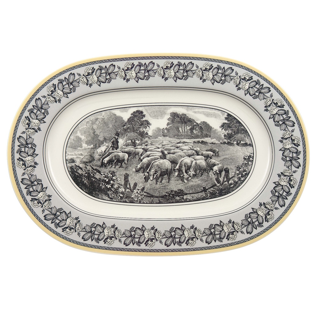Villeroy & Boch Servierplatte »Platte oval Audun Ferme 34 x 23,5 x 1,8 cm b günstig online kaufen