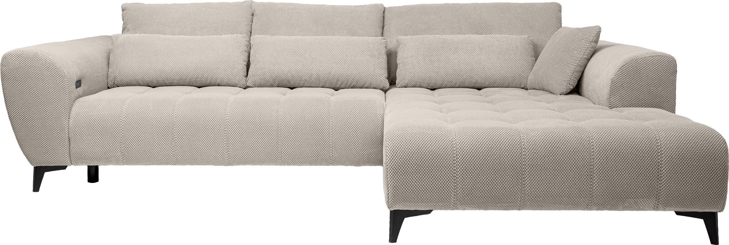 WERK2 Ecksofa »Memo Garay, XXL-Liegefläche, elektrisch ausziehbar auf ca. 2 günstig online kaufen