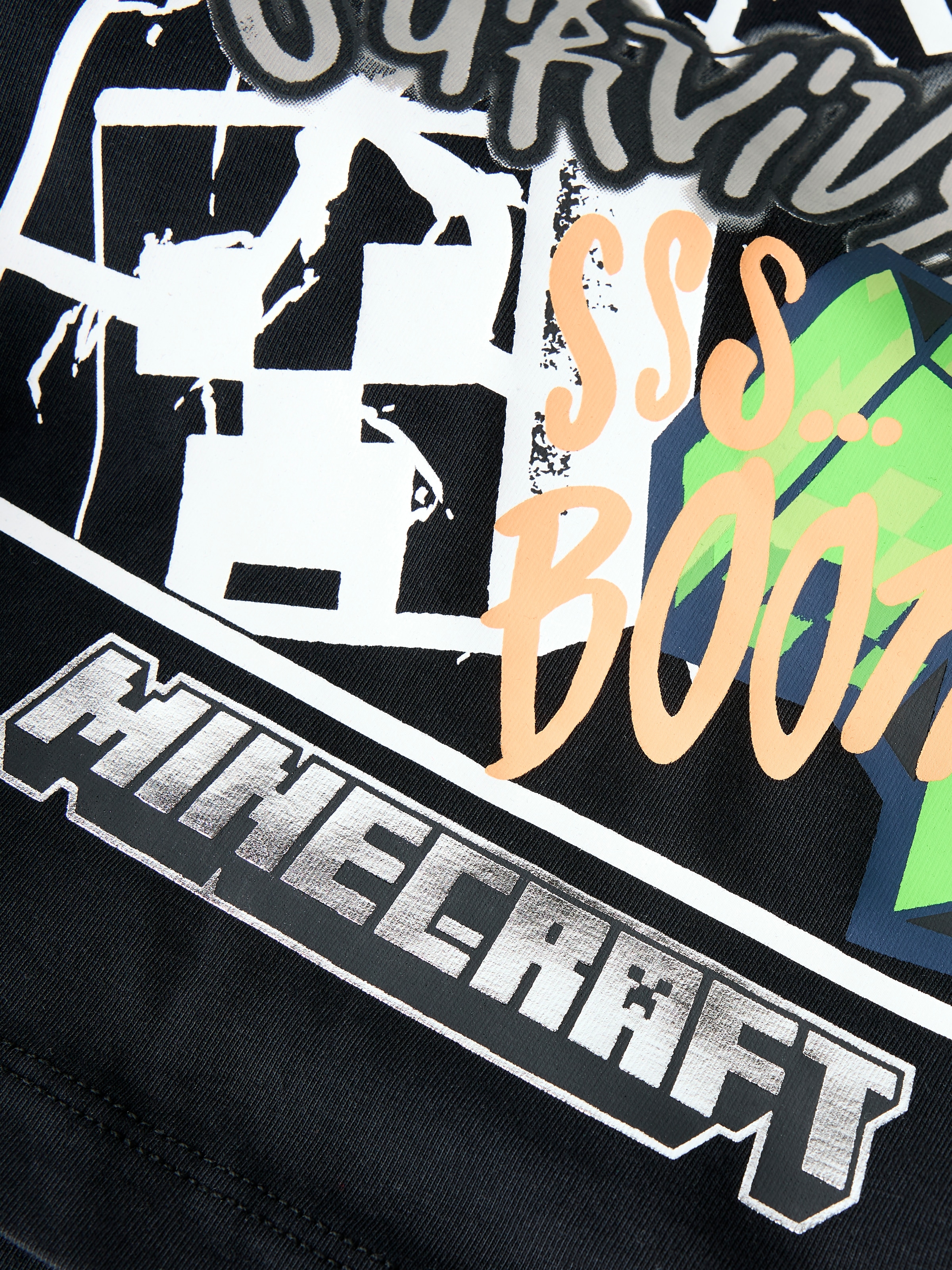 Name It T-Shirt »NKMMASE MINECRAFT SS NREG TOP NOOS BFU« Baumwollmischung, mit "Minecraft" Druck