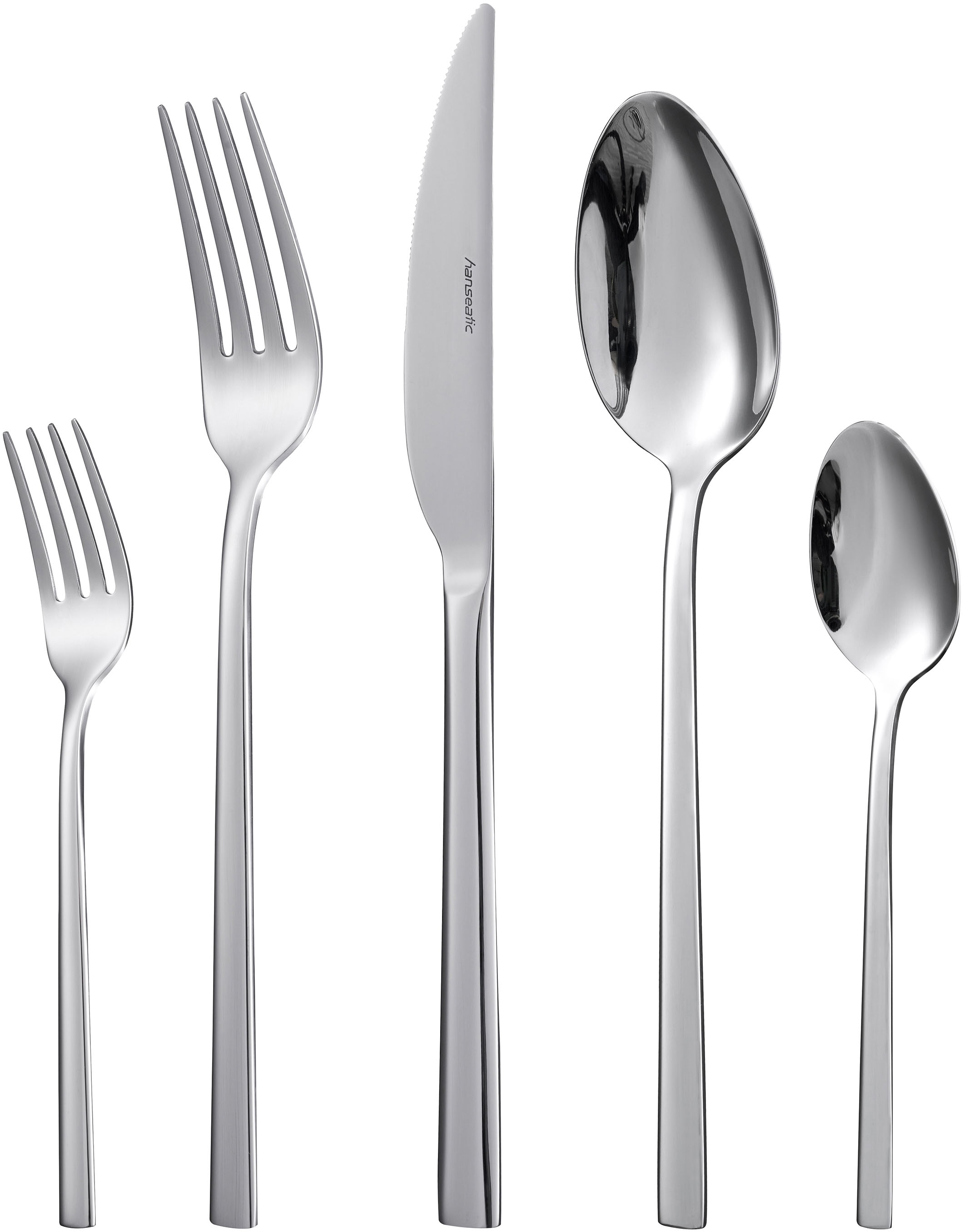 Hanseatic Besteck-Set »SMART, glänzend«, (Set, 30 tlg.), leichtes und minim günstig online kaufen