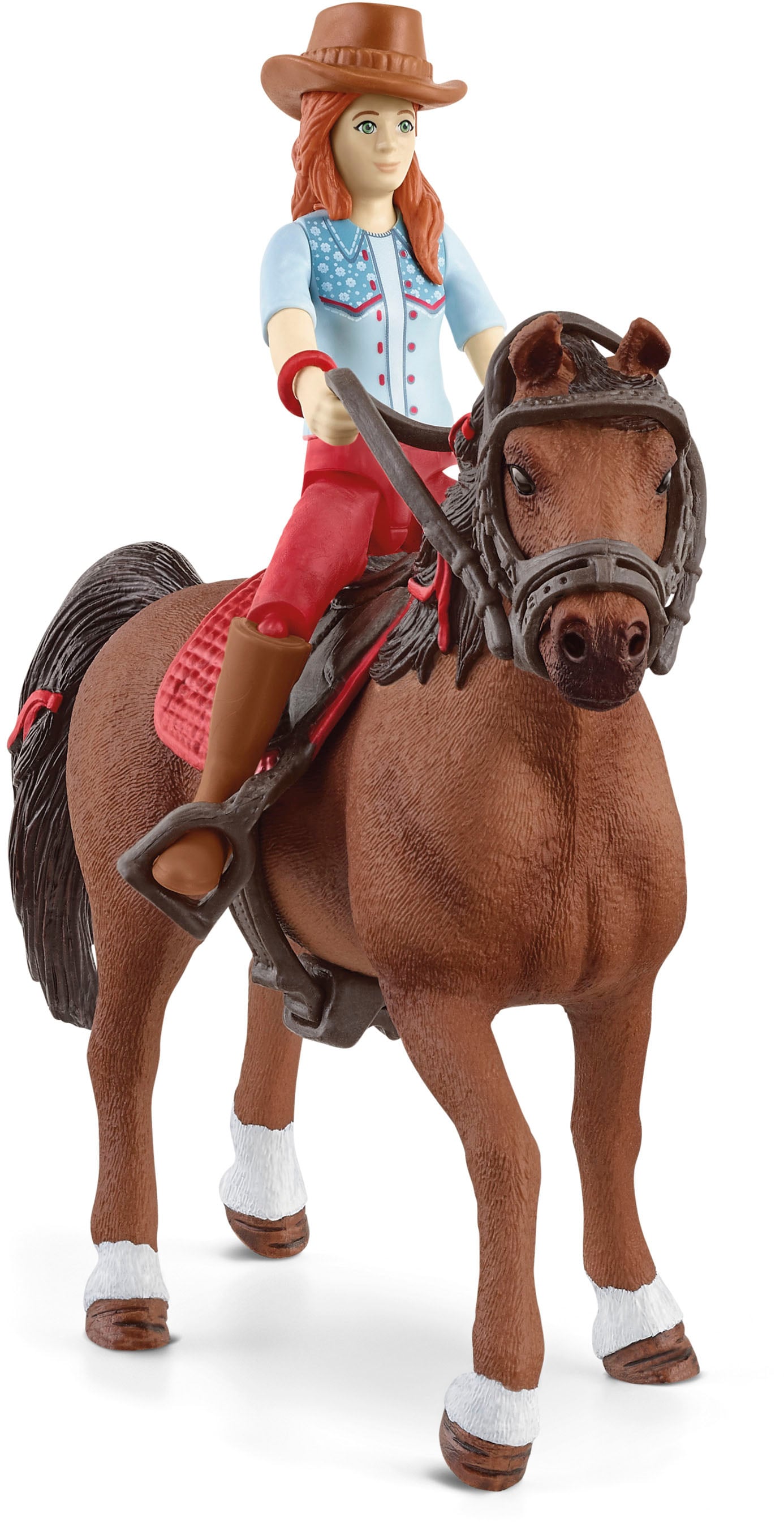 Schleich® Spielfigur »HORSE CLUB, Hannah und Cayenne (42539)«