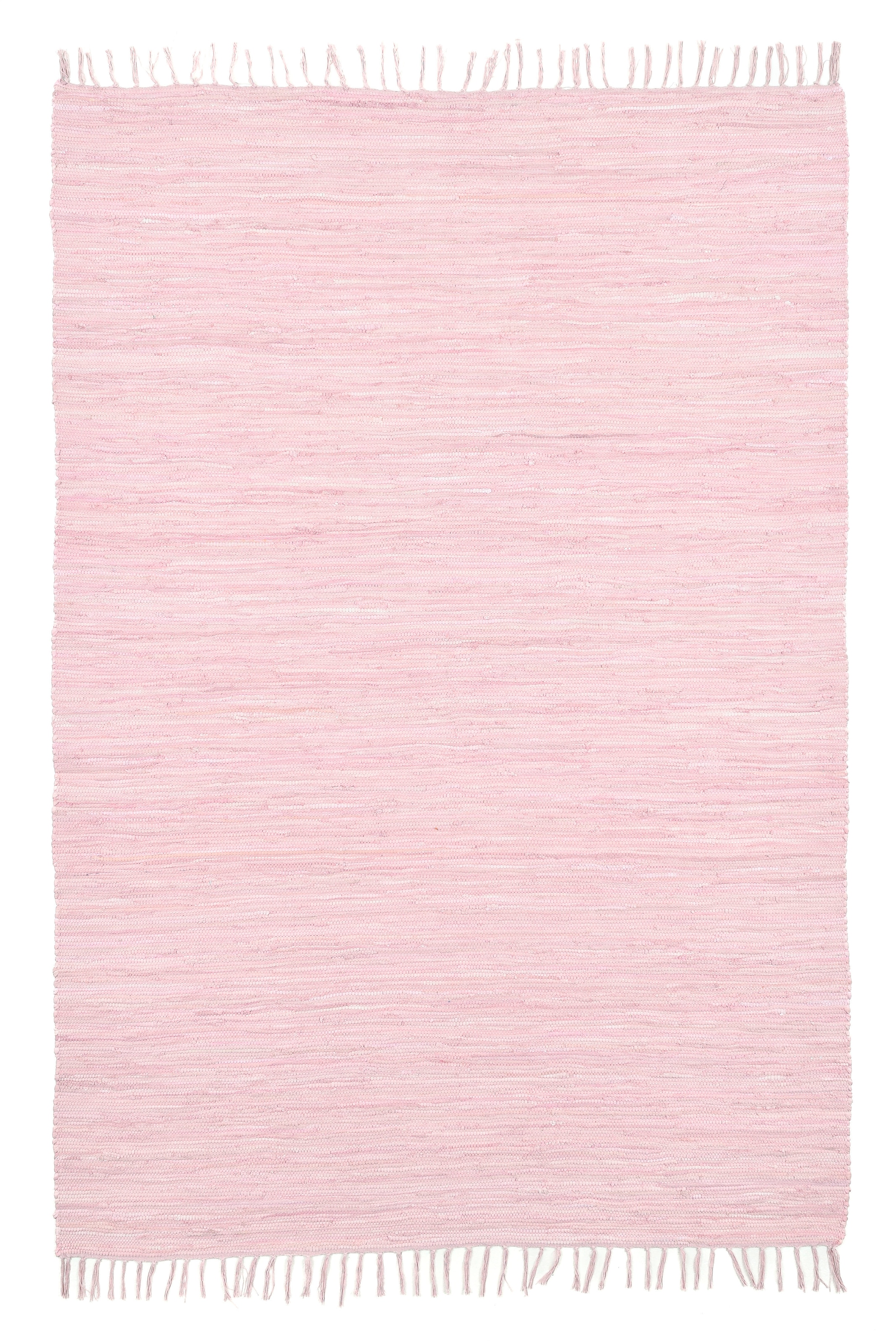 my home Kinderteppich »Insa Fleckerl«, rechteckig, 5 mm Höhe, Uni Farben, pastell, handgewebt, pflegeleicht, waschbar, Kinderzimmer
