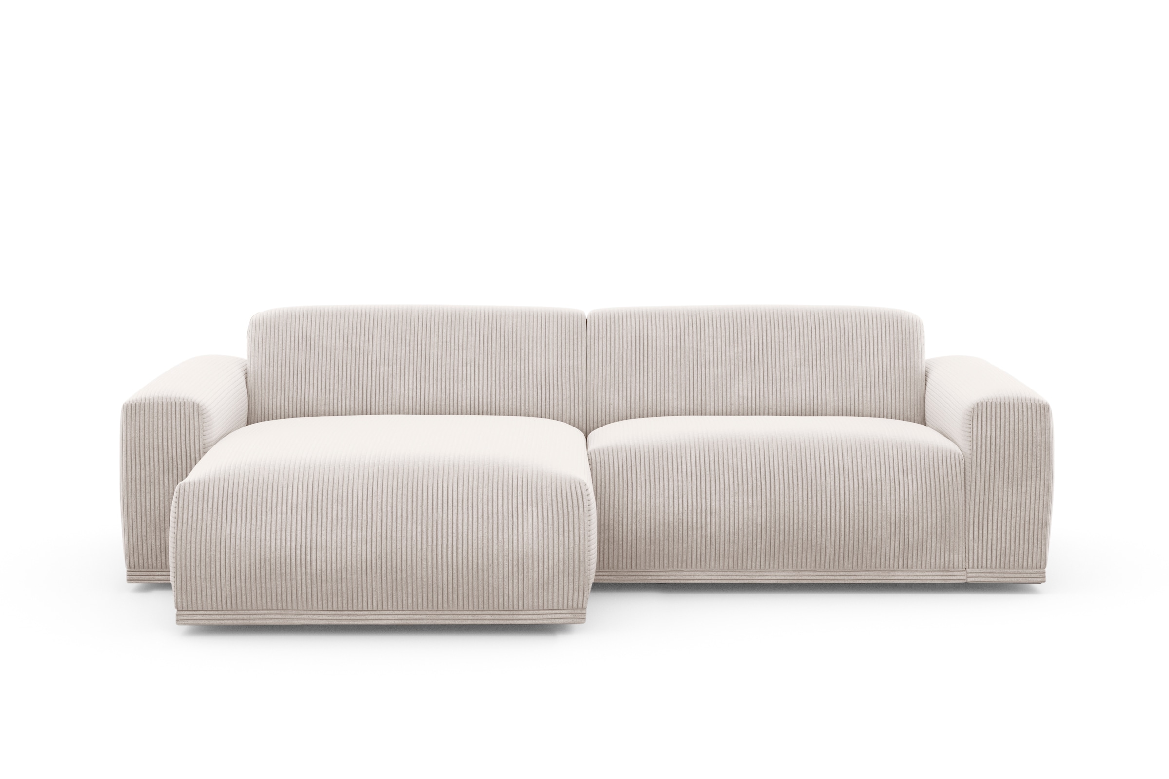 TRENDMANUFAKTUR Ecksofa Braga, mit hochwertigem Kaltschaum, L-Form, in Cord günstig online kaufen