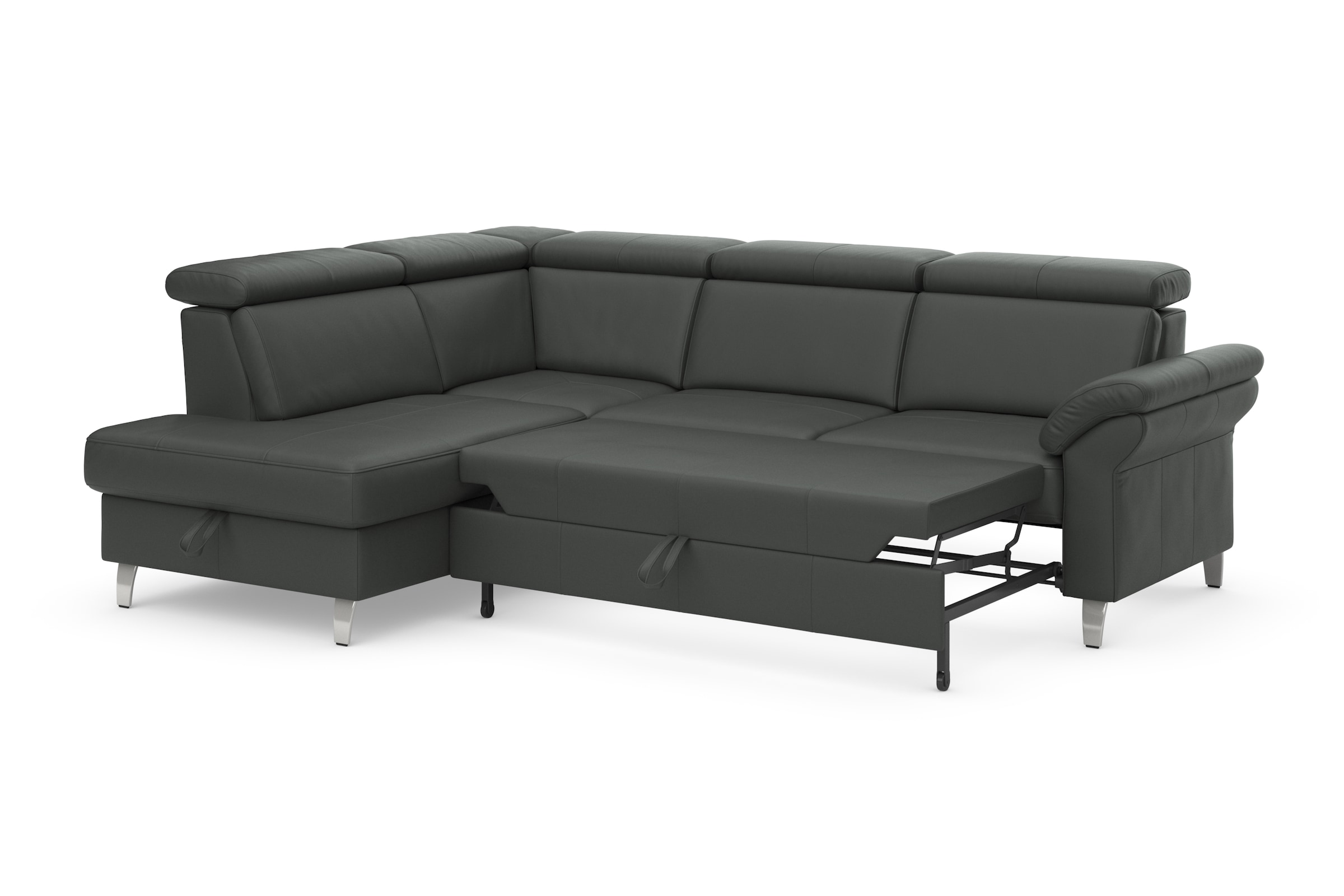 sit&more Ecksofa, inklusive Kopfteilverstellung, wahlweise mit Bettfunktion und Bettkasten