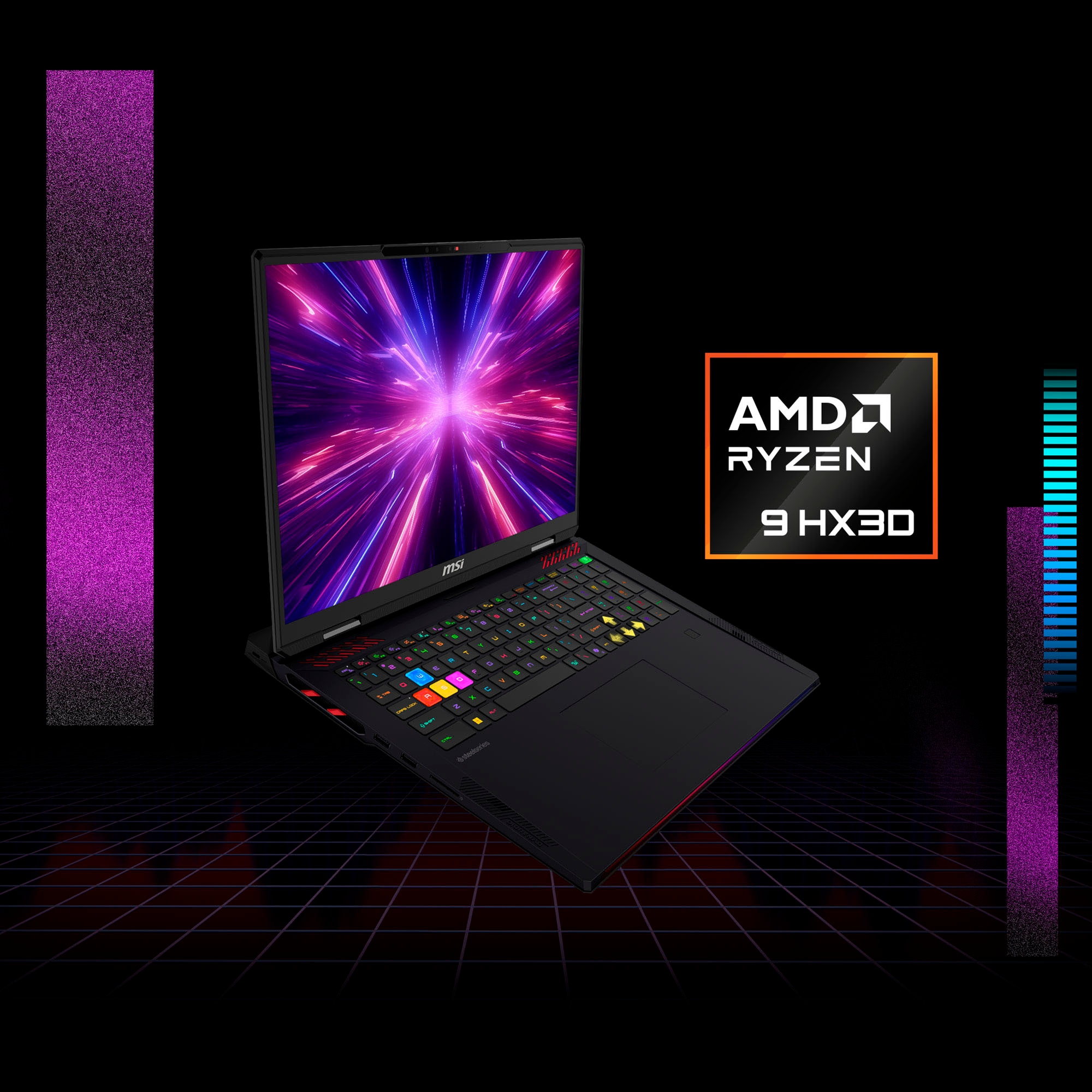 MSI Gaming-Notebook »Raider A18 HX A9WIG-080«, 45,8 cm, / 18 Zoll, AMD, Ryzen 9, GeForce RTX 5080, 2000 GB SSD