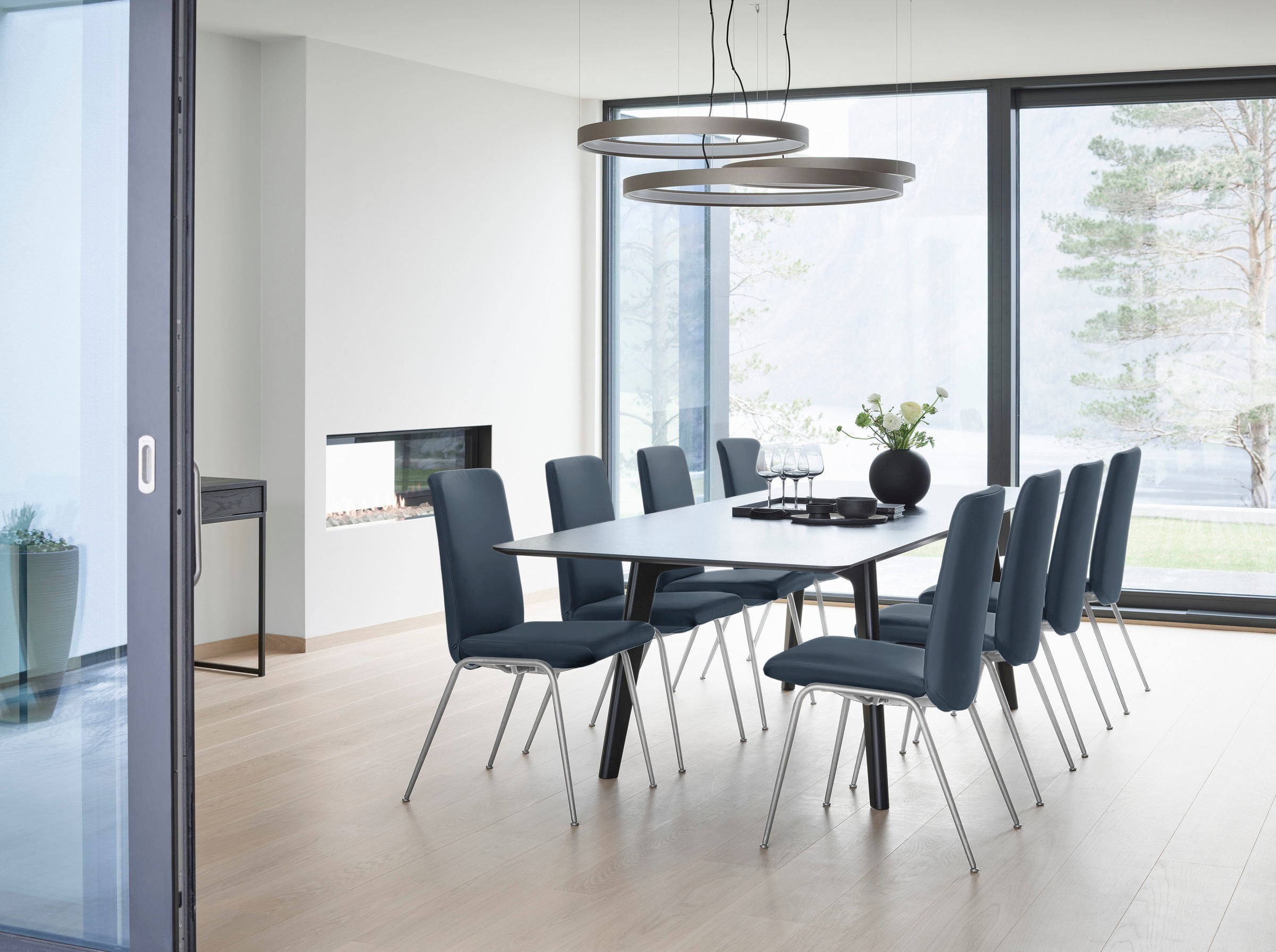Stressless® Polsterstuhl »Laurel«, Microfaser DINAMICA, Low Back, Größe L, mit Beinen aus Stahl in Chrom glänzend