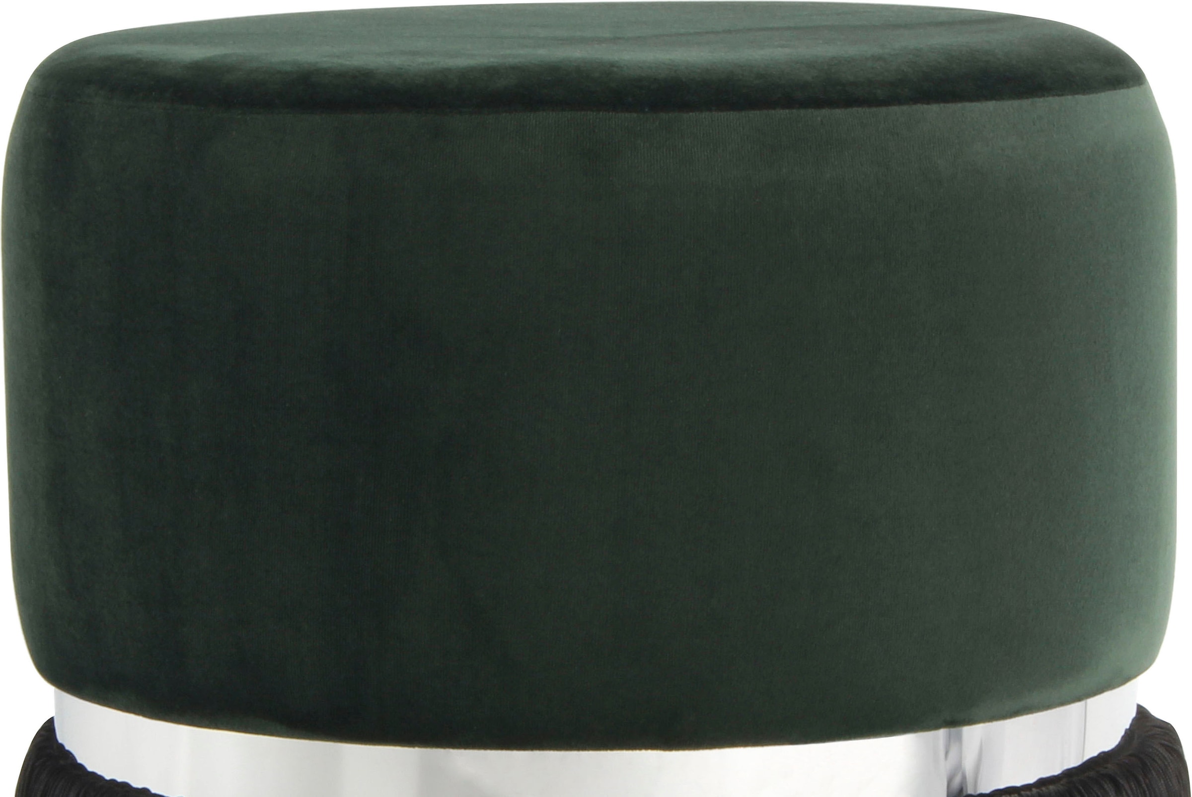 Kayoom Sitzhocker »Hocker Rebecca 825, Sitzpouf in runder Form,mit samtigem Bezug«, (1 St.), pflegeleicht, modern, vielseitig verwendbar, Sitzfläche gepolstert