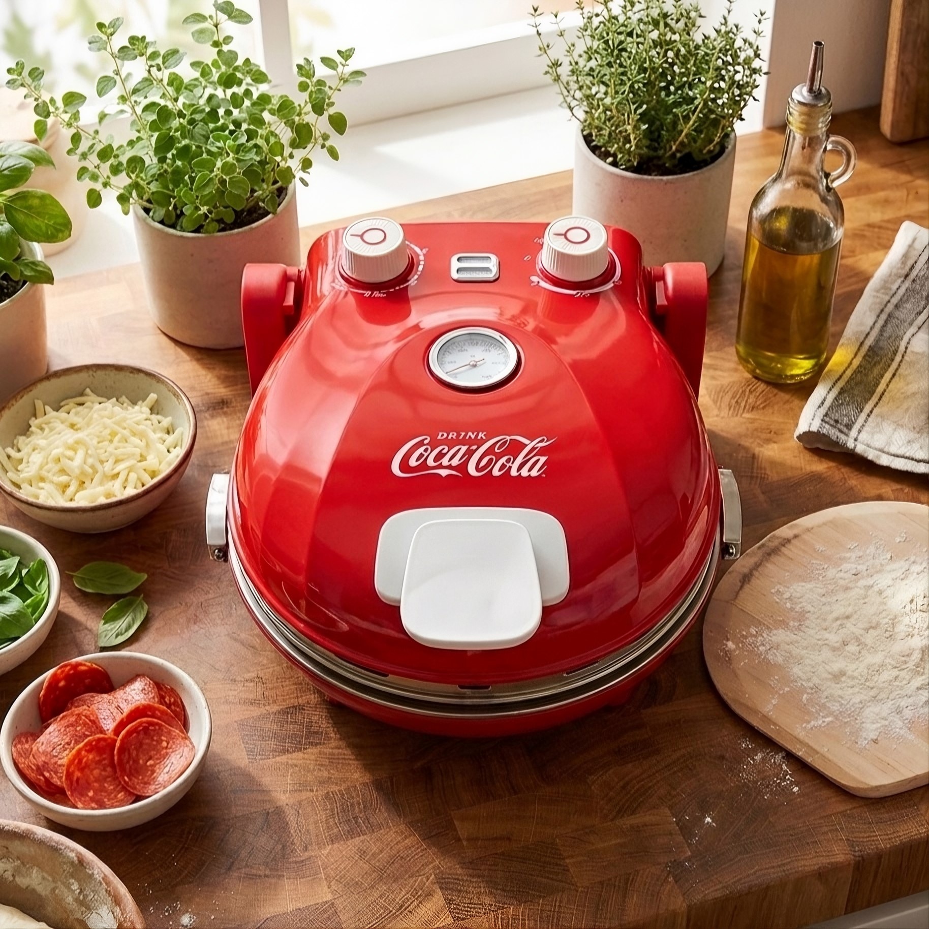 SALCO Pizzaofen »SPM-900CC« 1400 W, erreicht Temperaturen bis zu 380 °C