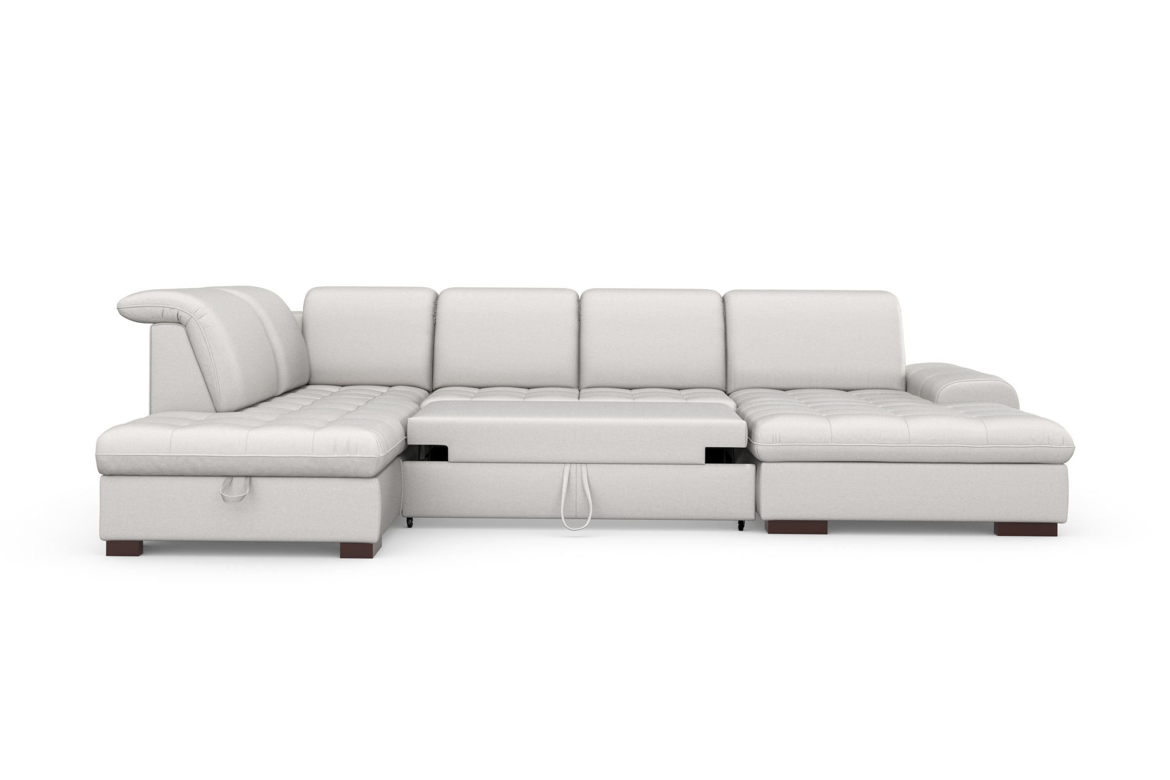 sit&more Wohnlandschaft »Luxor U-Form«, wahlweise mit Bettfunktion, Bettkasten und Kopfteilverstellung