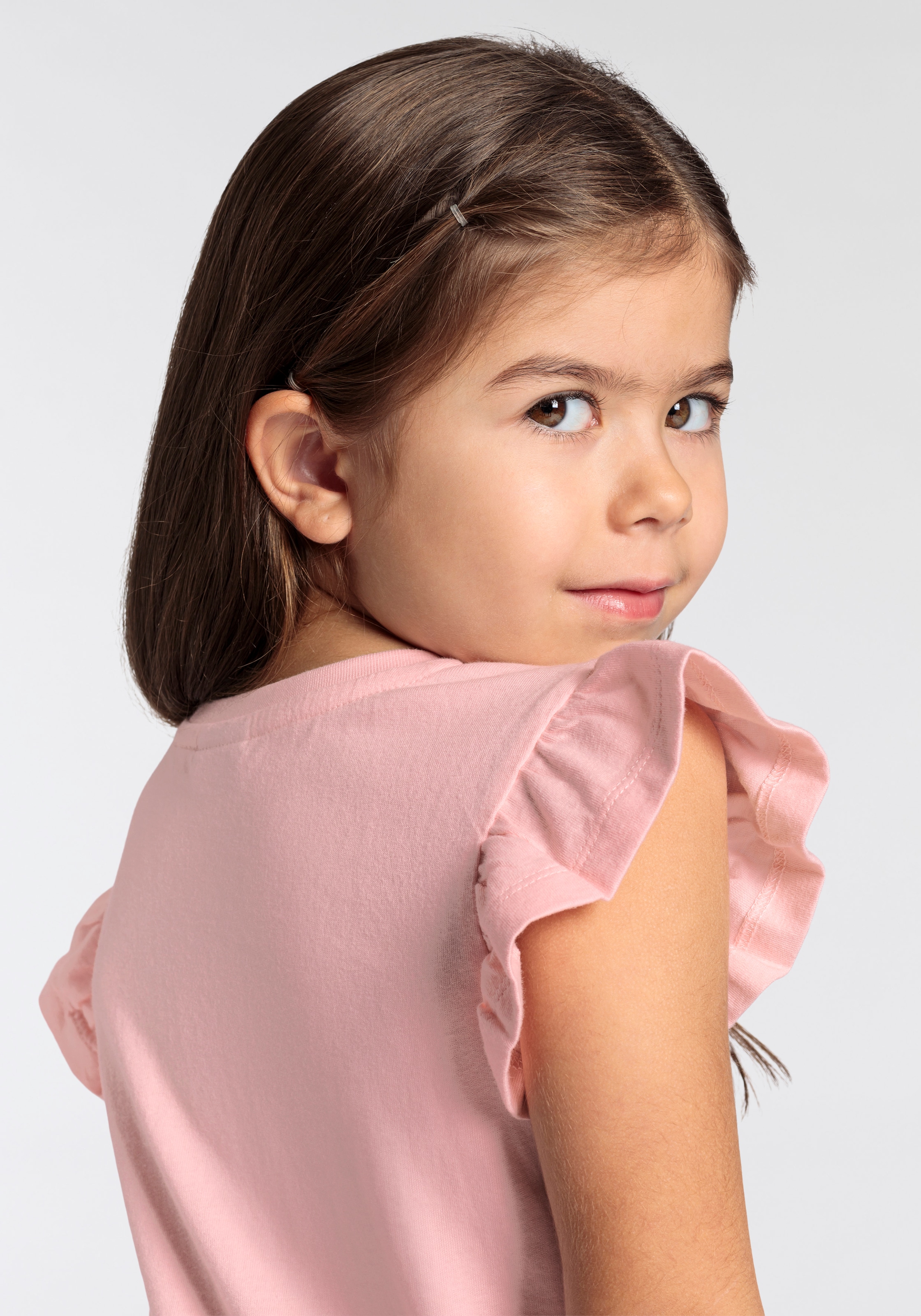 KIDSWORLD T-Shirt »für kleine Mädchen«, mit Einhorn Druck
