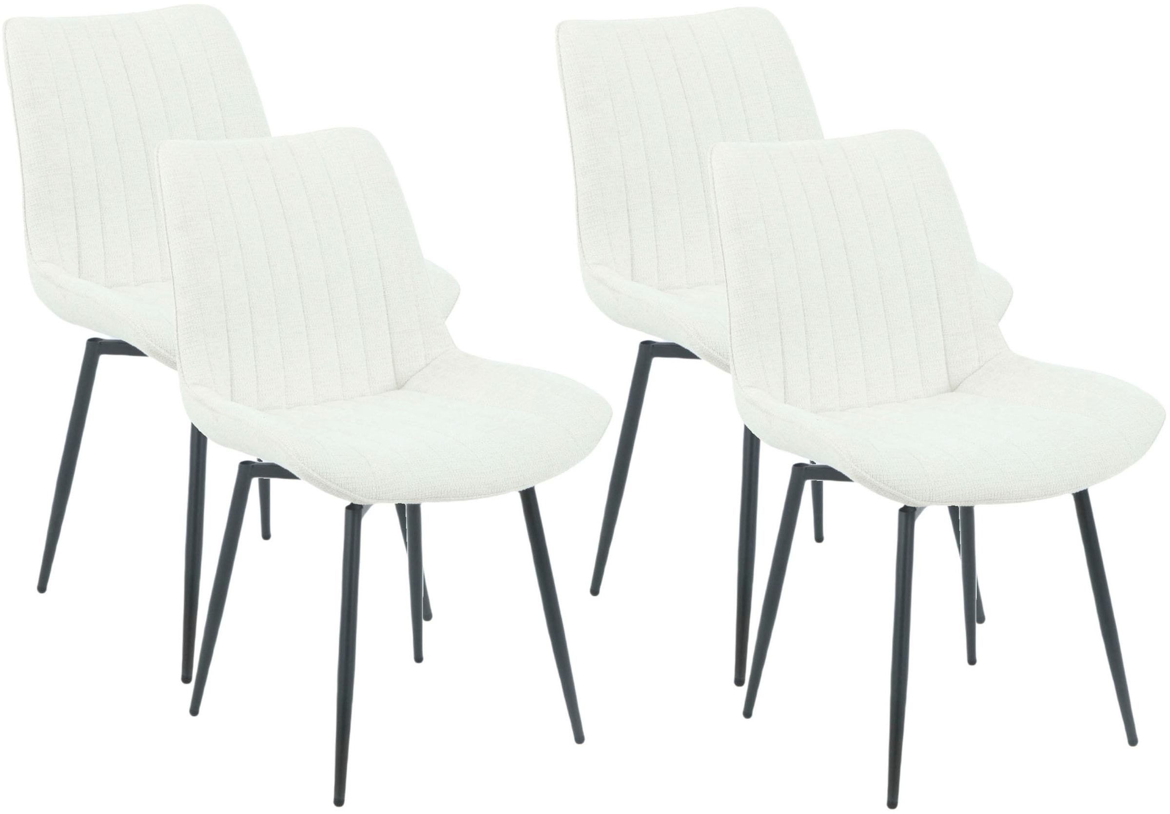 HELA 4-Fußstuhl »NEWPORT« (Set) 4 Stk.4-Fuß,XL-Sitzbreite,360°drehbar,Rundr günstig online kaufen