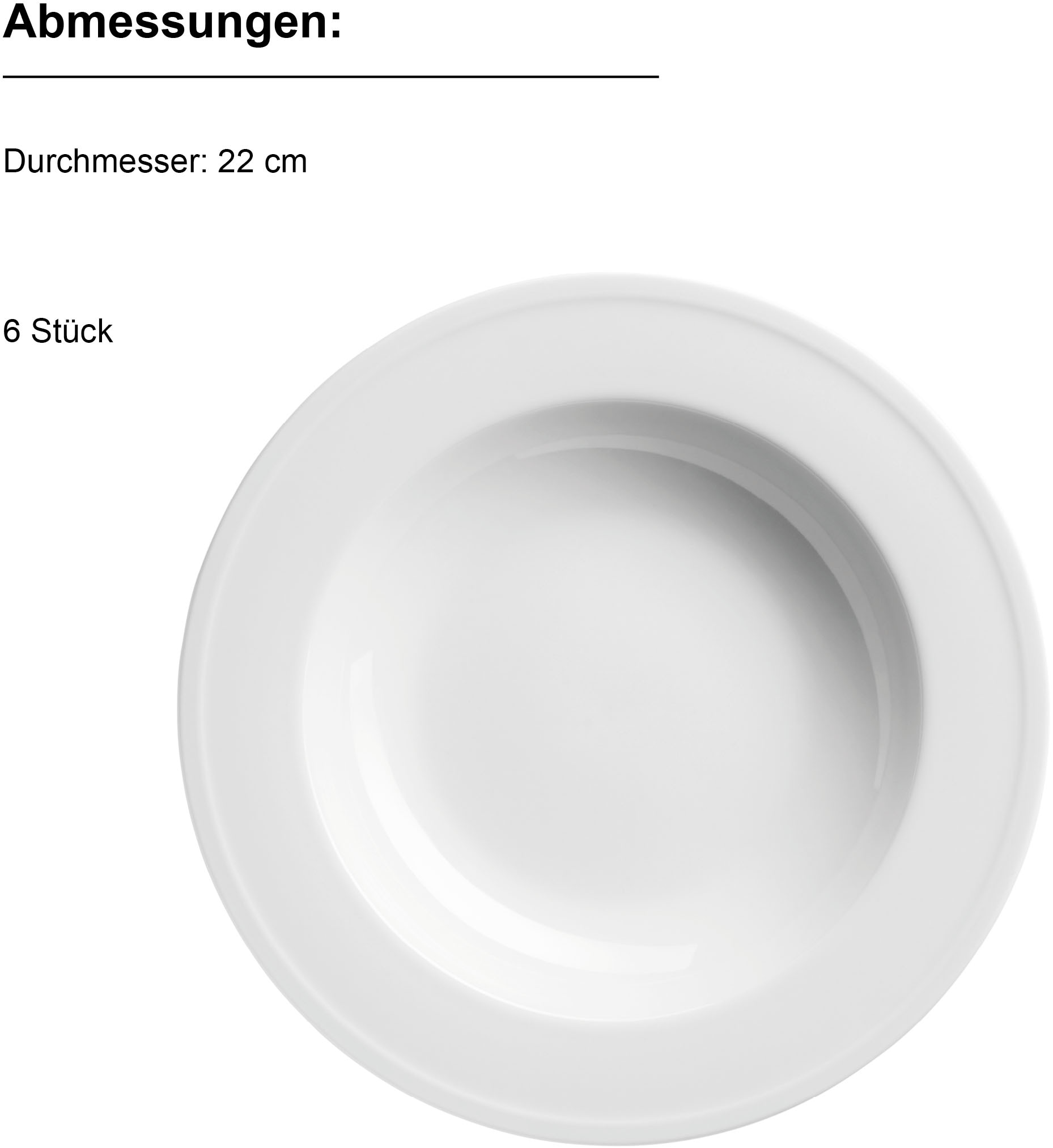 MÄSER Teller-Set »ARLONA, Tellerservice, Porzellan«