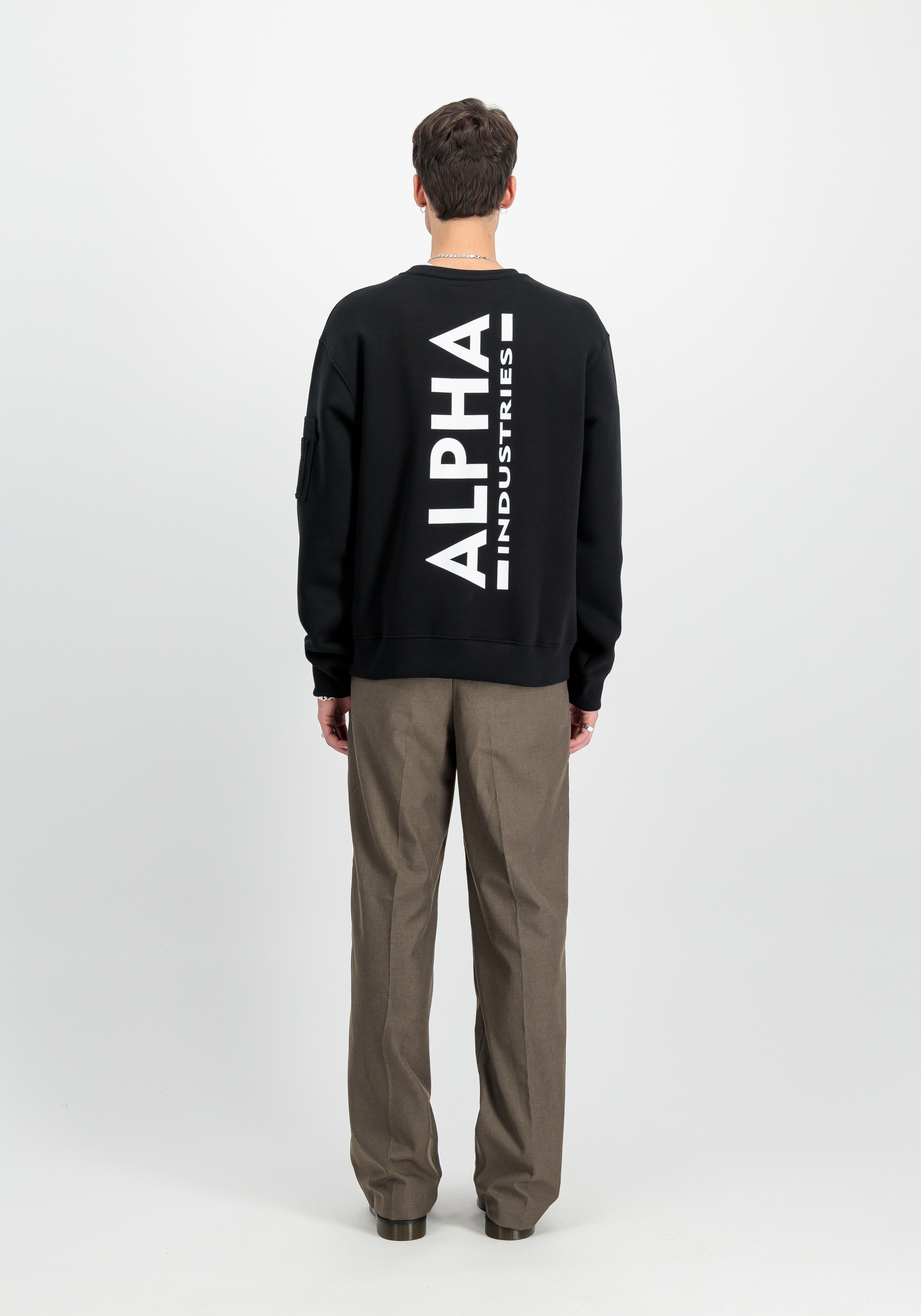 Alpha Industries Sweater »Alpha Industries Men - Sweatshirts Backprint Sweatshirt«