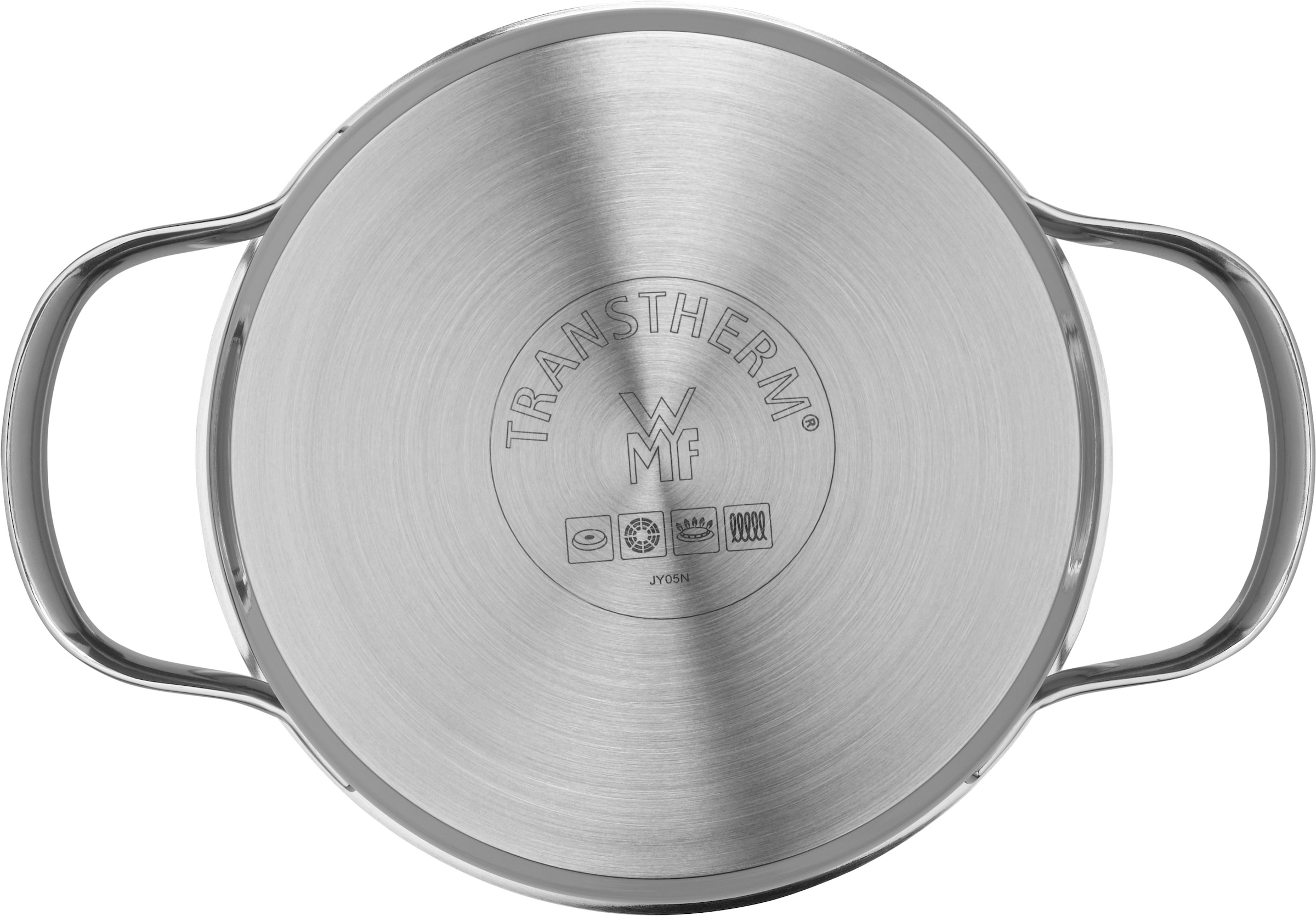 WMF Bratentopf »Provence Plus«, Cromargan® Edelstahl Rostfrei 18/10, (2 tlg.), breiter Schüttrand, elegant, langlebig, spülmaschinengeeignet