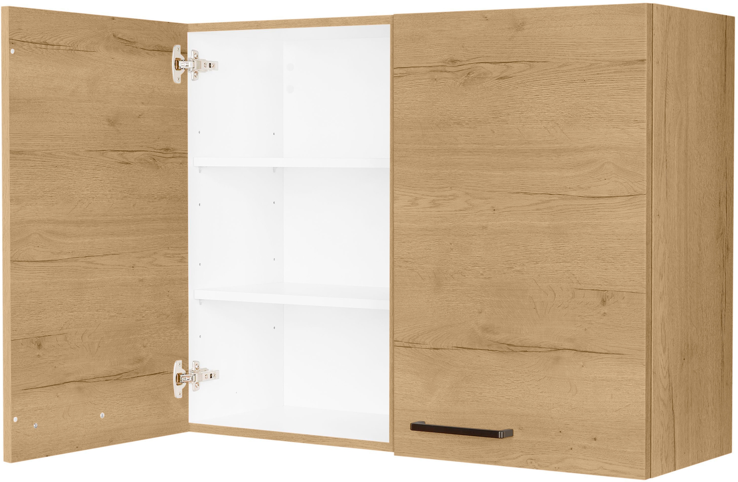 nobilia® Hängeschrank »"Structura", vormontiert, mit zwei Einlegeböden,«, Breite 90 cm