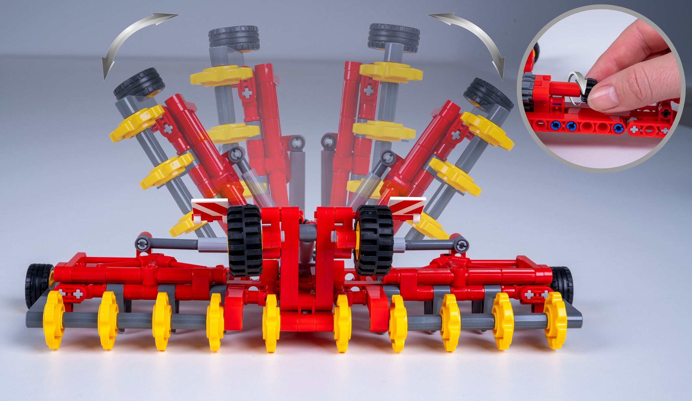 Jamara Konstruktions-Spielset »CaDA, Bricks, Claas Xerion 5000 Trac TS (402856)«, (1336 St.)