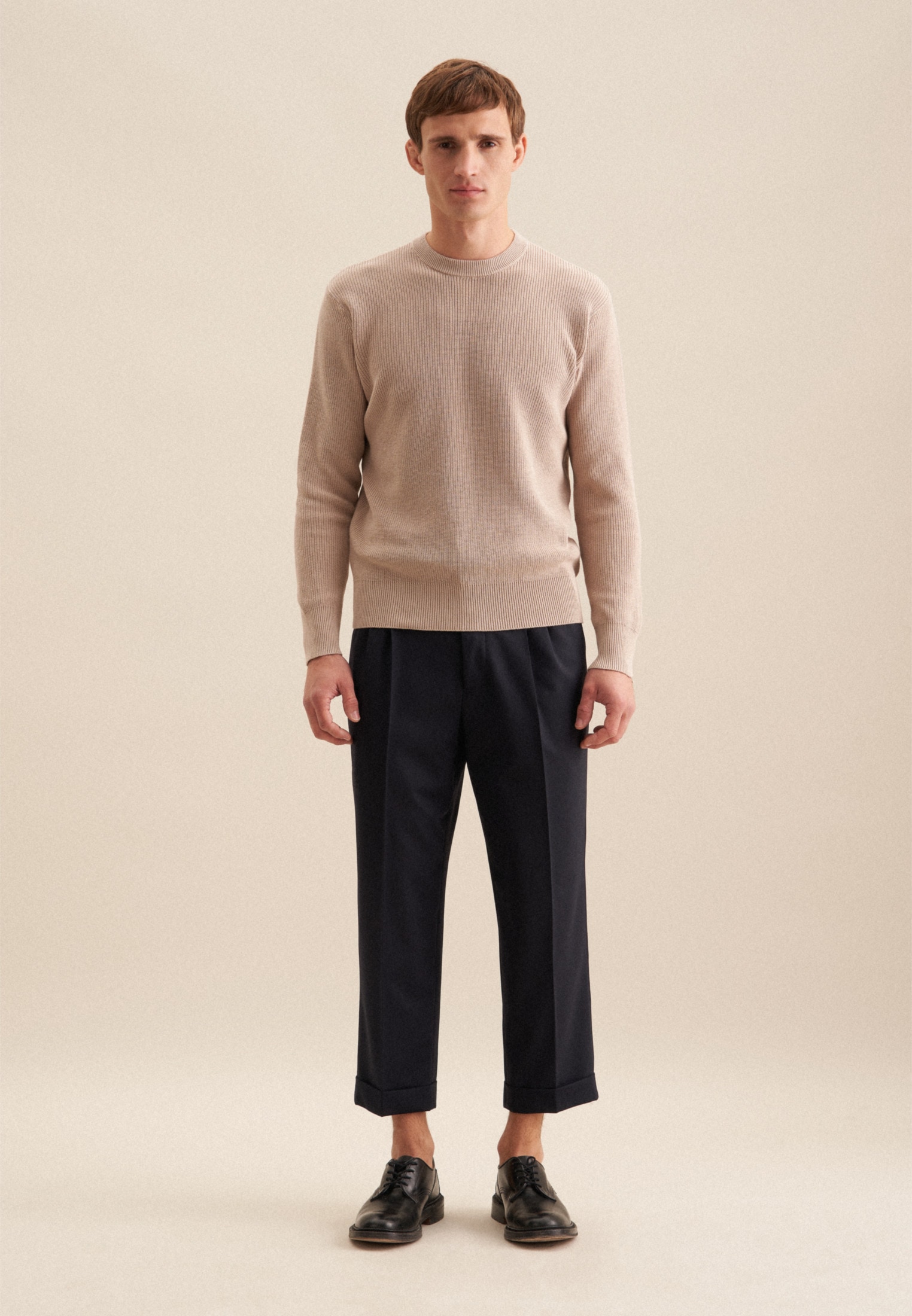 seidensticker Strickpullover, Rundhals Uni