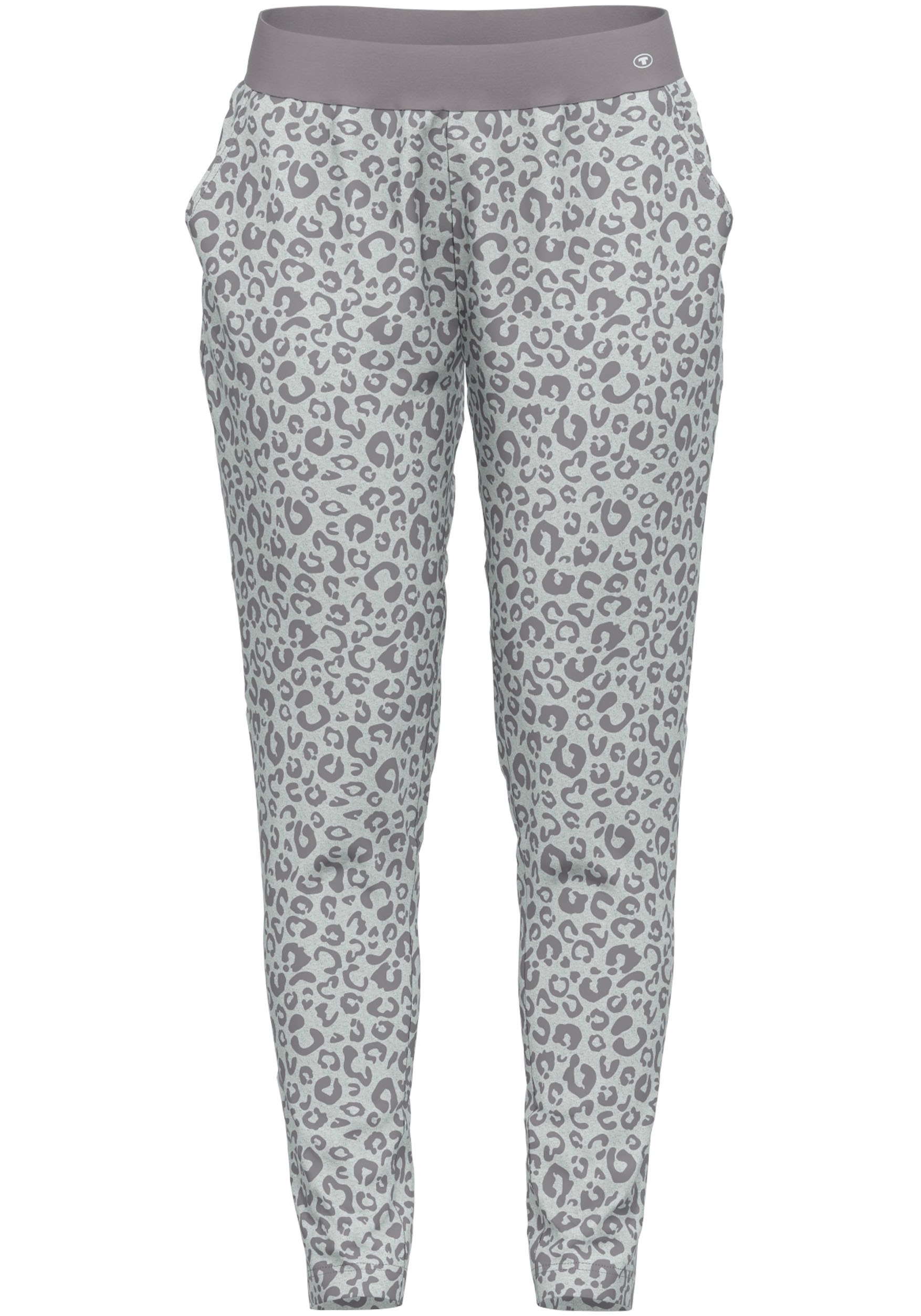 TOM TAILOR Loungehose, Animal-Look, breiter elastischer Bund günstig online kaufen