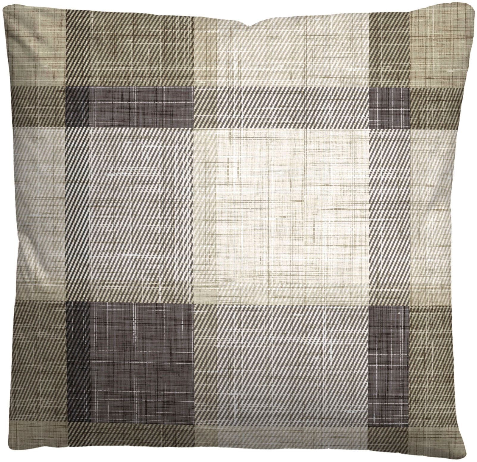 Biberna Bettwäsche »0004101« 2 Stk. tlg. wohlig warm + weich, pflegeleicht, 100% Baumwolle, Reißverschluss