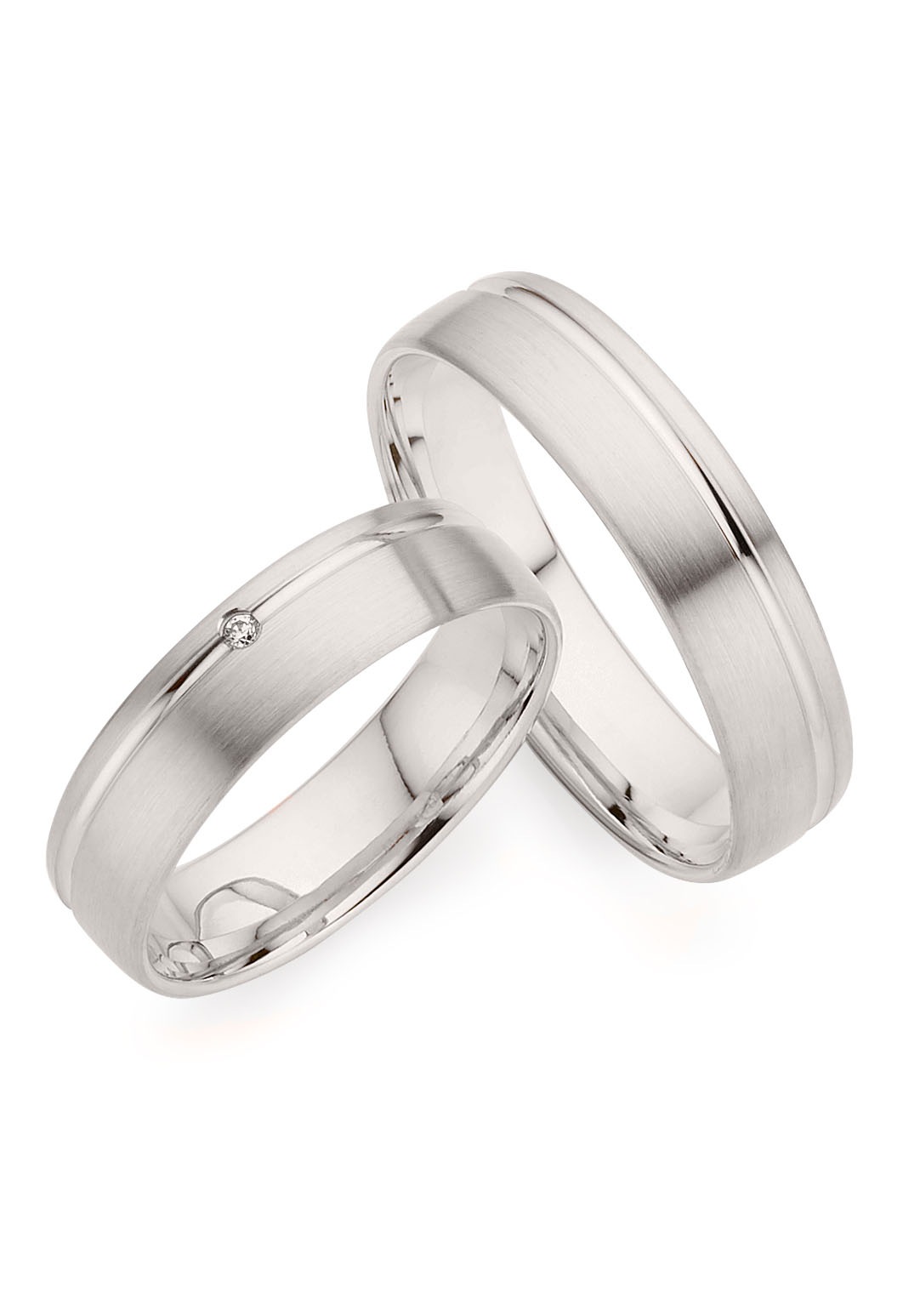 Phönix Trauring »Schmuck Geschenk Silber 925 Trauring Ehering LIEBE versch. Varianten«, Made in Germany - wahlweise mit oder ohne Brillanten