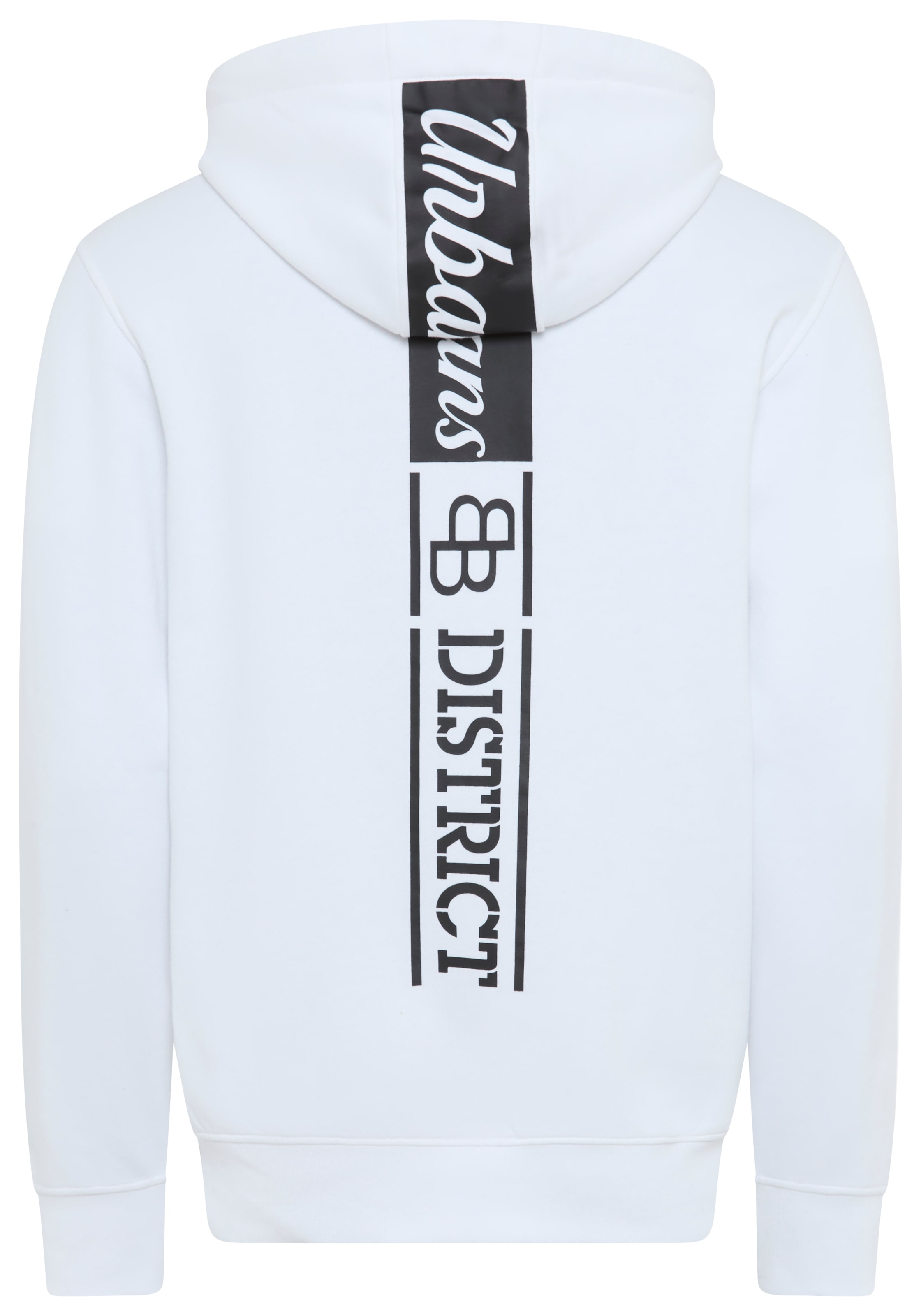Bruno Banani Kapuzensweatshirt, langärmlig, schmal geschnitten, bedrucktes Design