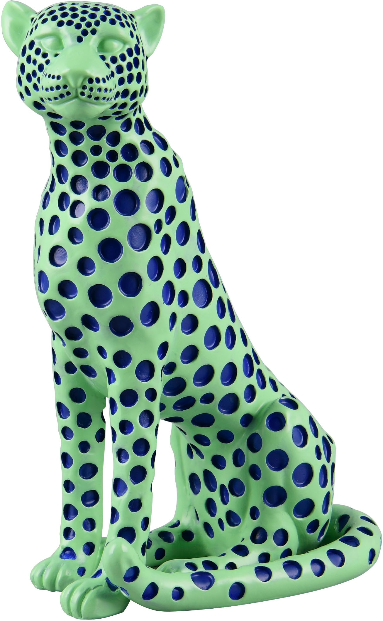 MIRRORS AND MORE Skulptur »PANTRA« Dekofigur in auffälliger Leopardenform