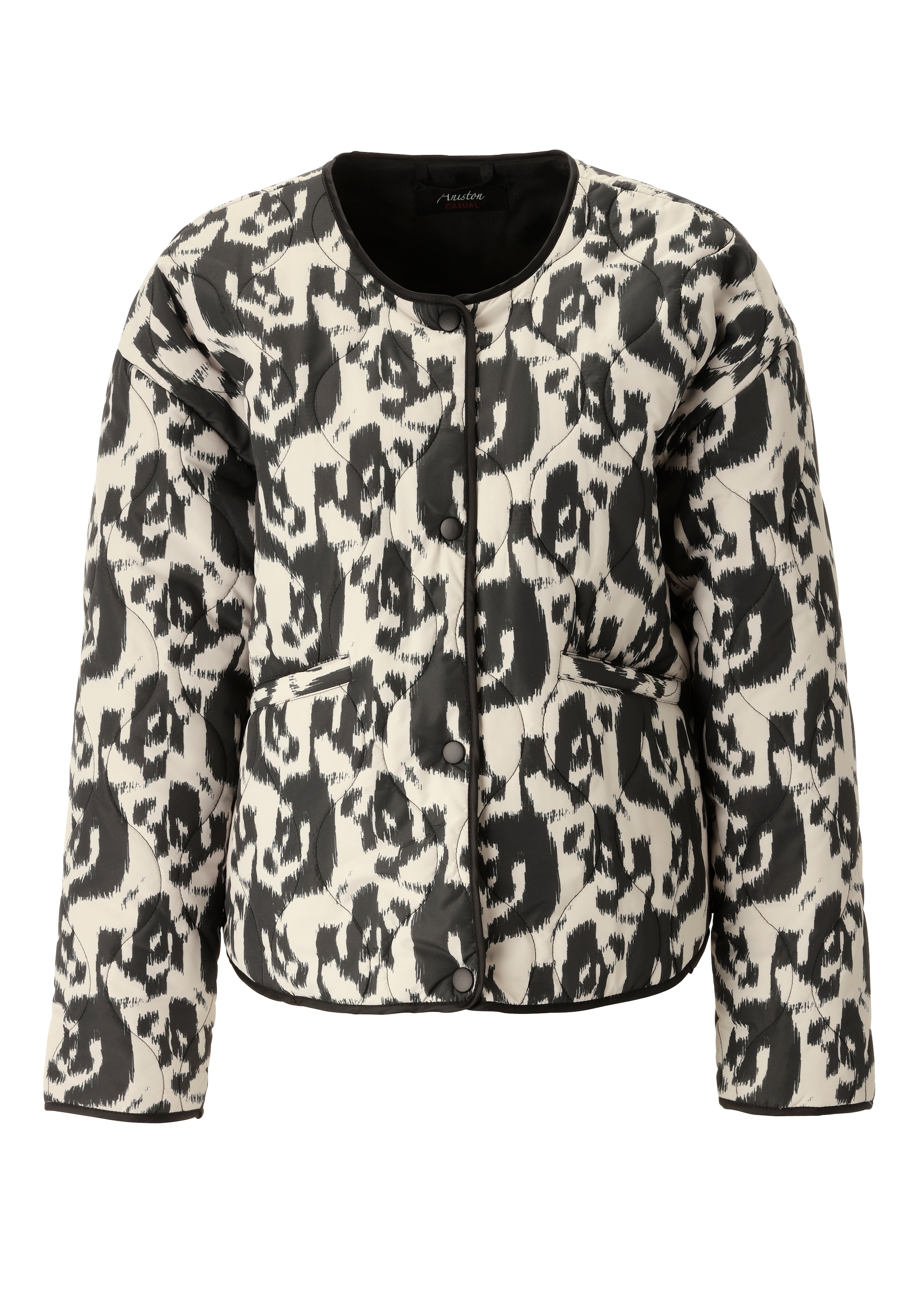 Aniston CASUAL Steppjacke mit extravagantem, grafischen Muster - NEUE KOLLEKTION