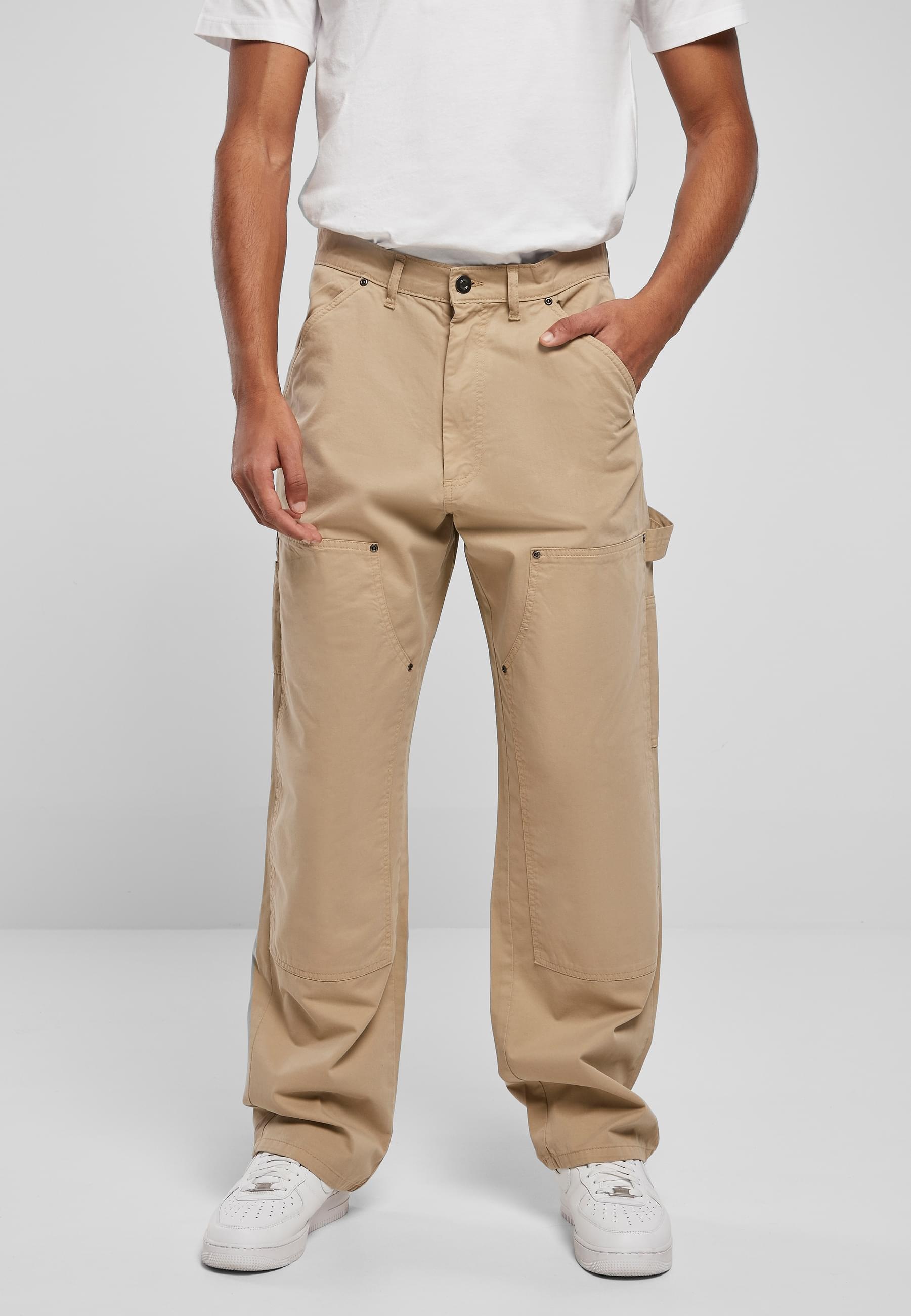 URBAN CLASSICS Stoffhose »Urban Classics Herren Double Knee Carpenter Trouser«