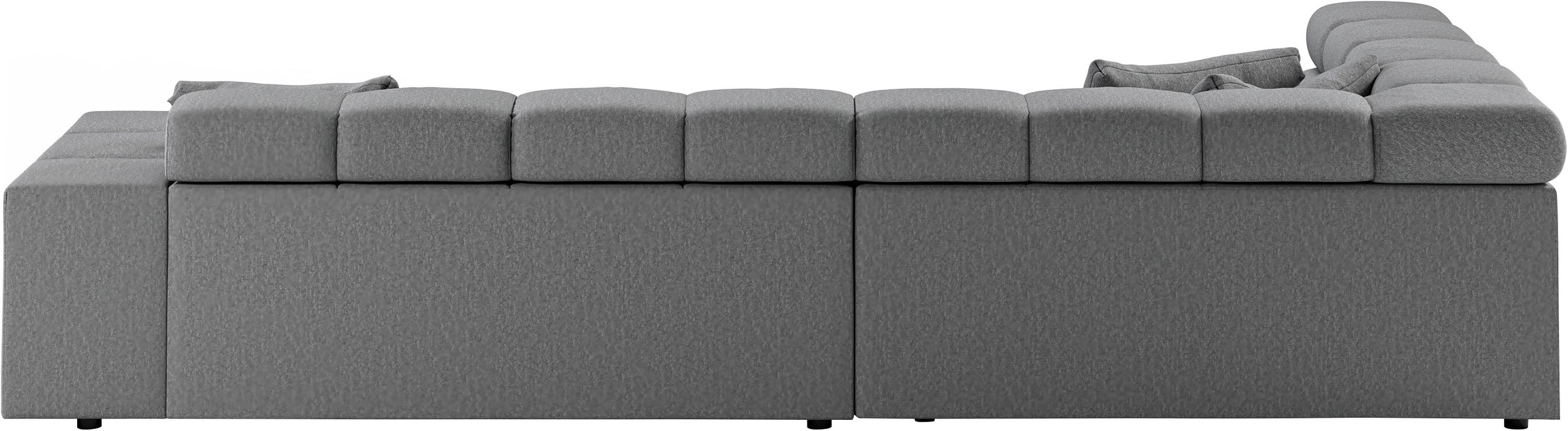 INOSIGN Ecksofa »Ancona incl. Kopfteilverstellung, OTTOs Choice, Breite 319cm, L-Form«, wahlweise motorische Sitztiefenverstellung, auch in Cord + Easy Care