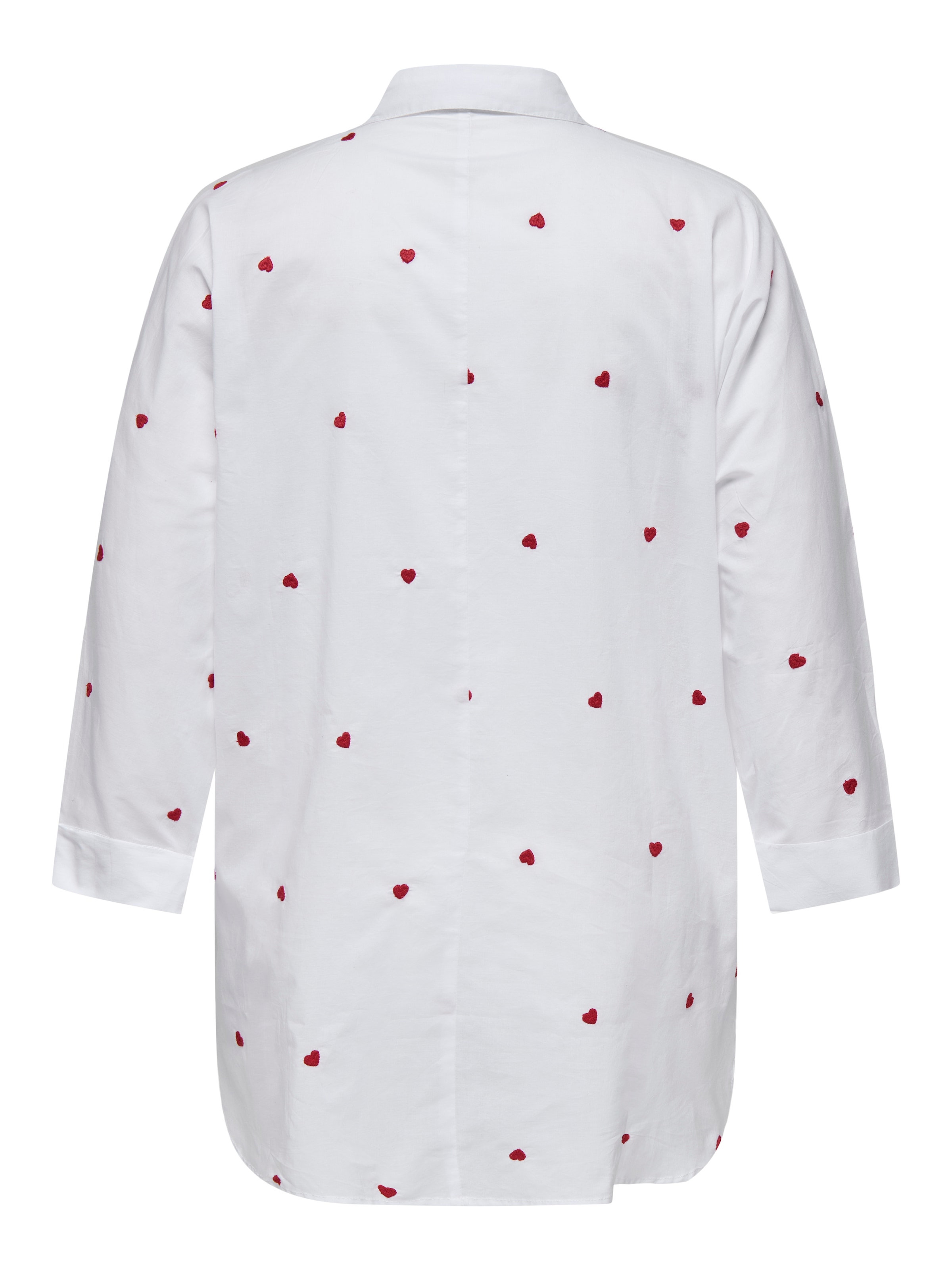 ONLY CARMAKOMA Langarmbluse »CARNEW LINA GRACE LS EMB SHIRT WVN NOOS« Baumwolle