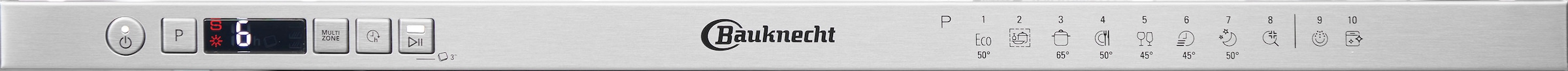 BAUKNECHT vollintegrierbarer Geschirrspüler »OBIC Ecosilent 9760«, 14 Maßgedecke, ActiveDry - automatisches Türöffnungssystem