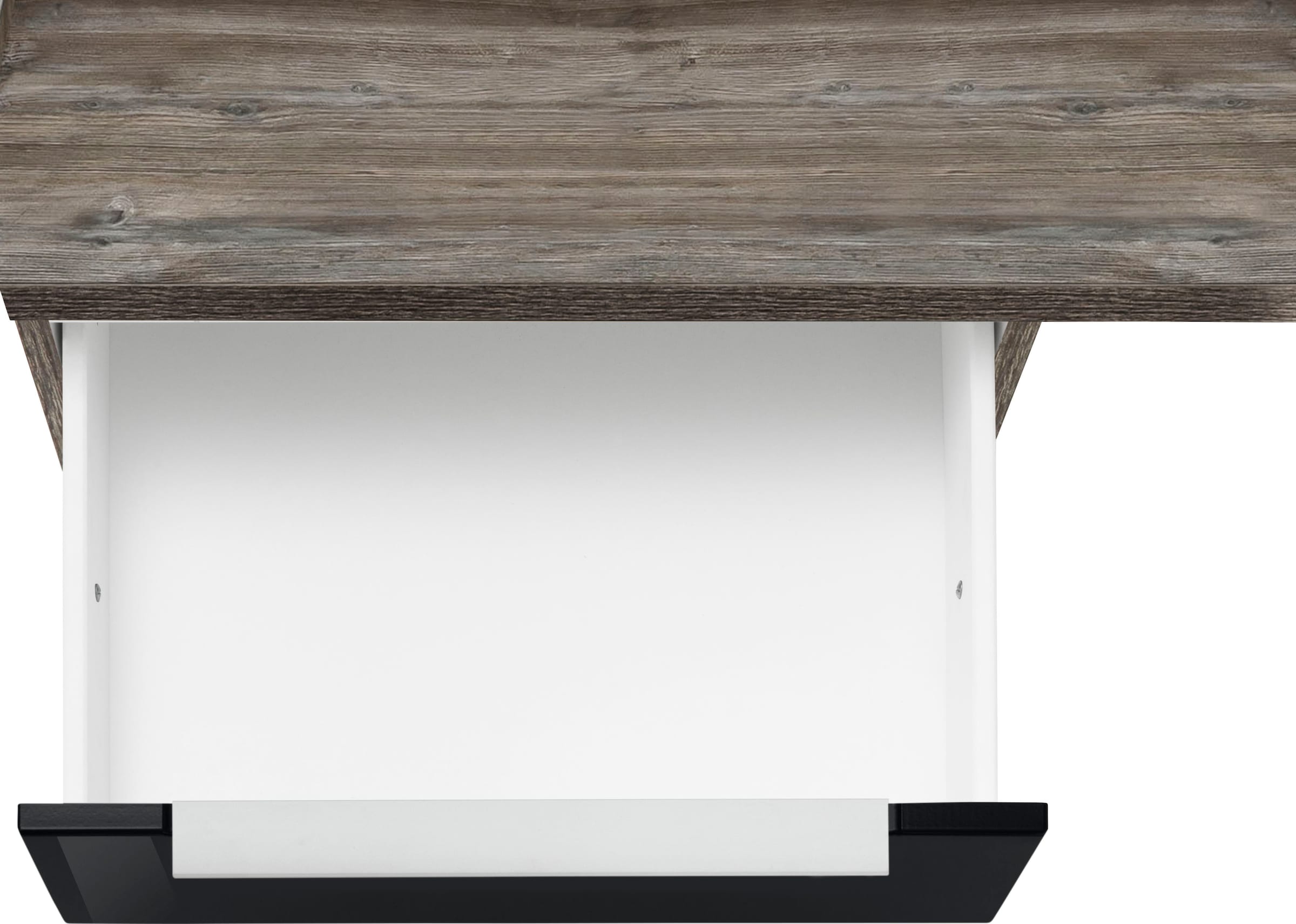 KOCHSTATION Küchenzeile »KS-Brindisi«, Breite 220 cm, wahlweise mit E-Geräten, mit MDF-Fronten und Regal