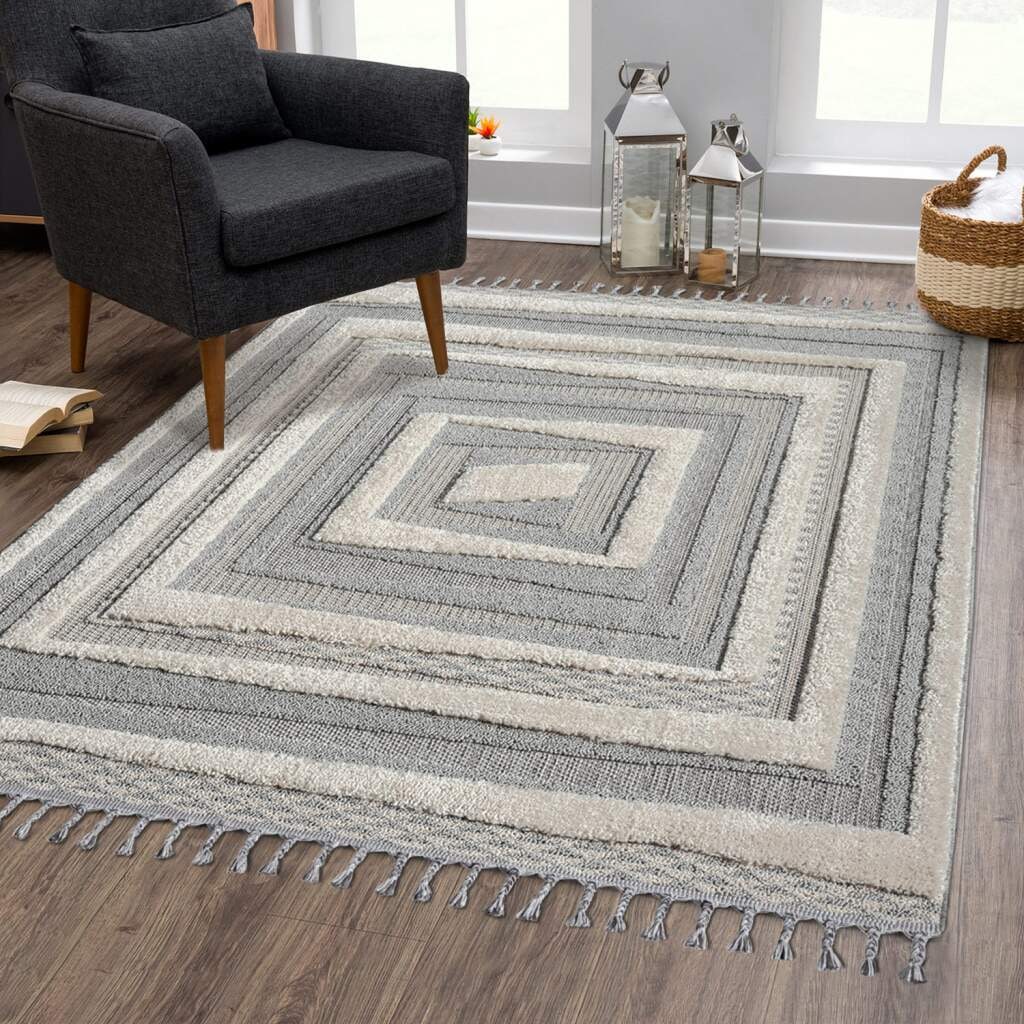 Carpet City Teppich »VALENCIA 940«, rechteckig, 20 mm Höhe, Boho-Stil, Hoch günstig online kaufen