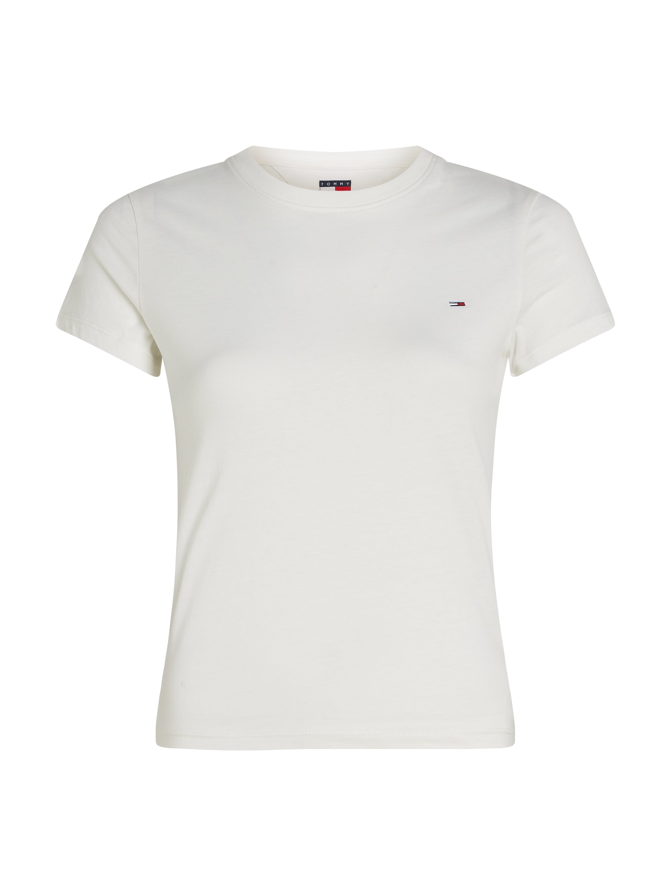 Tommy Jeans T-Shirt »TJW 2PACK C-NECK TEE«, (Packung, 2 tlg., 2er), mit Logo-Stickerei