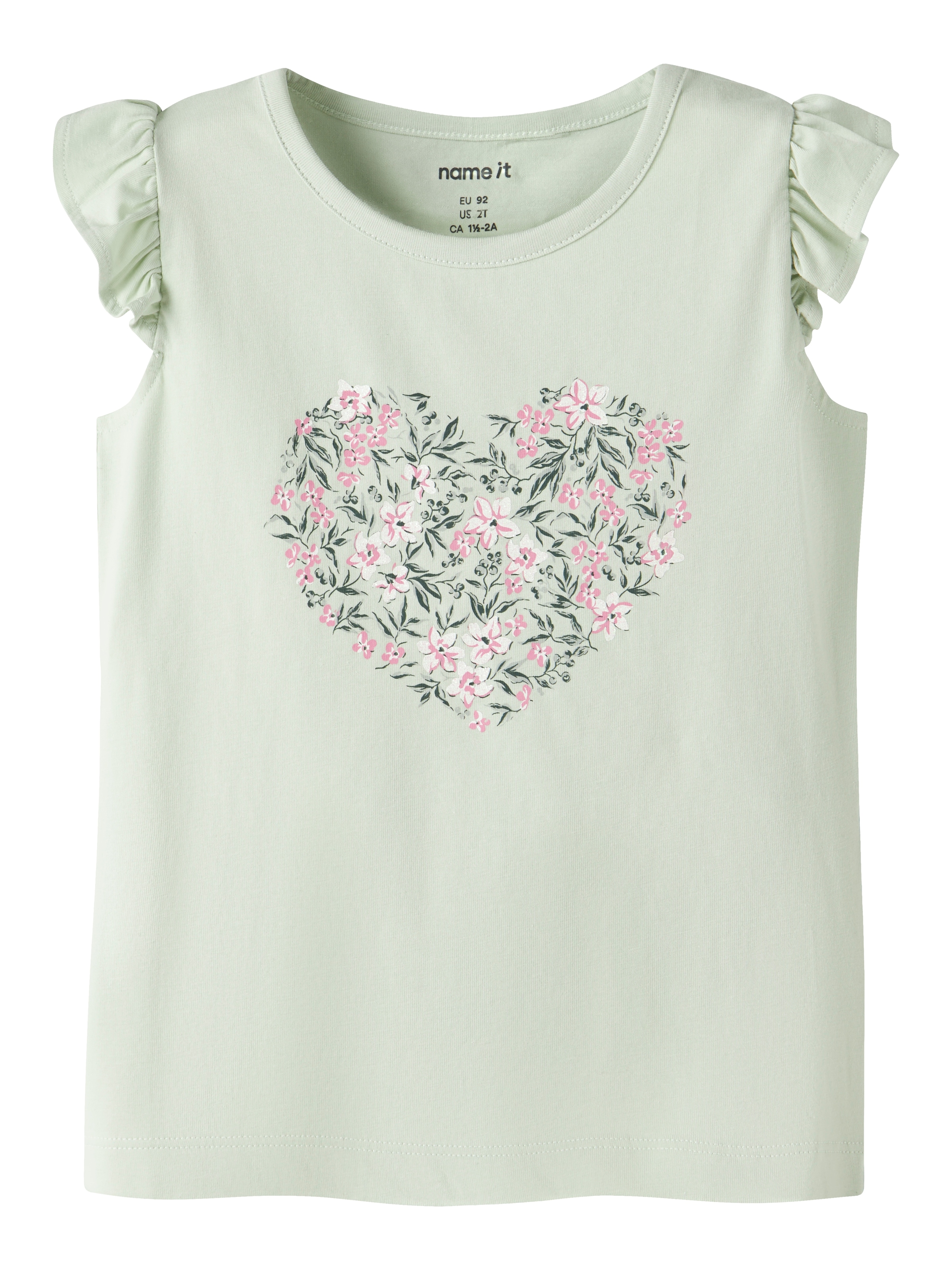 Name It T-Shirt »NMFVAYANA CAPSL TOP« Baumwollmischung, regular fit